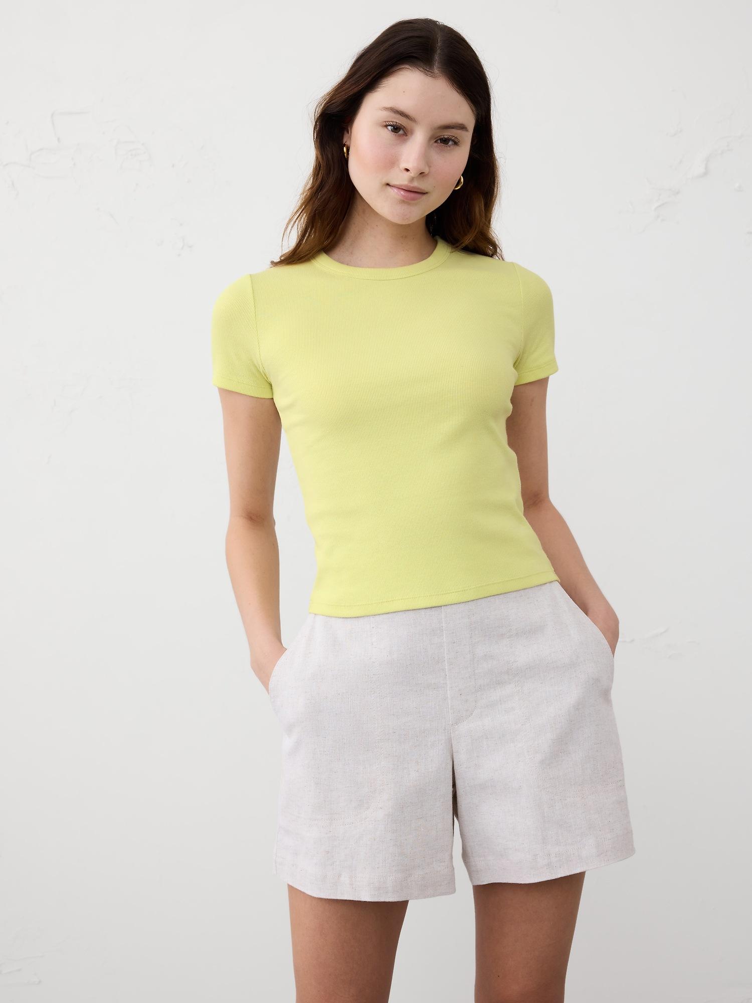 ribbed t-shirt