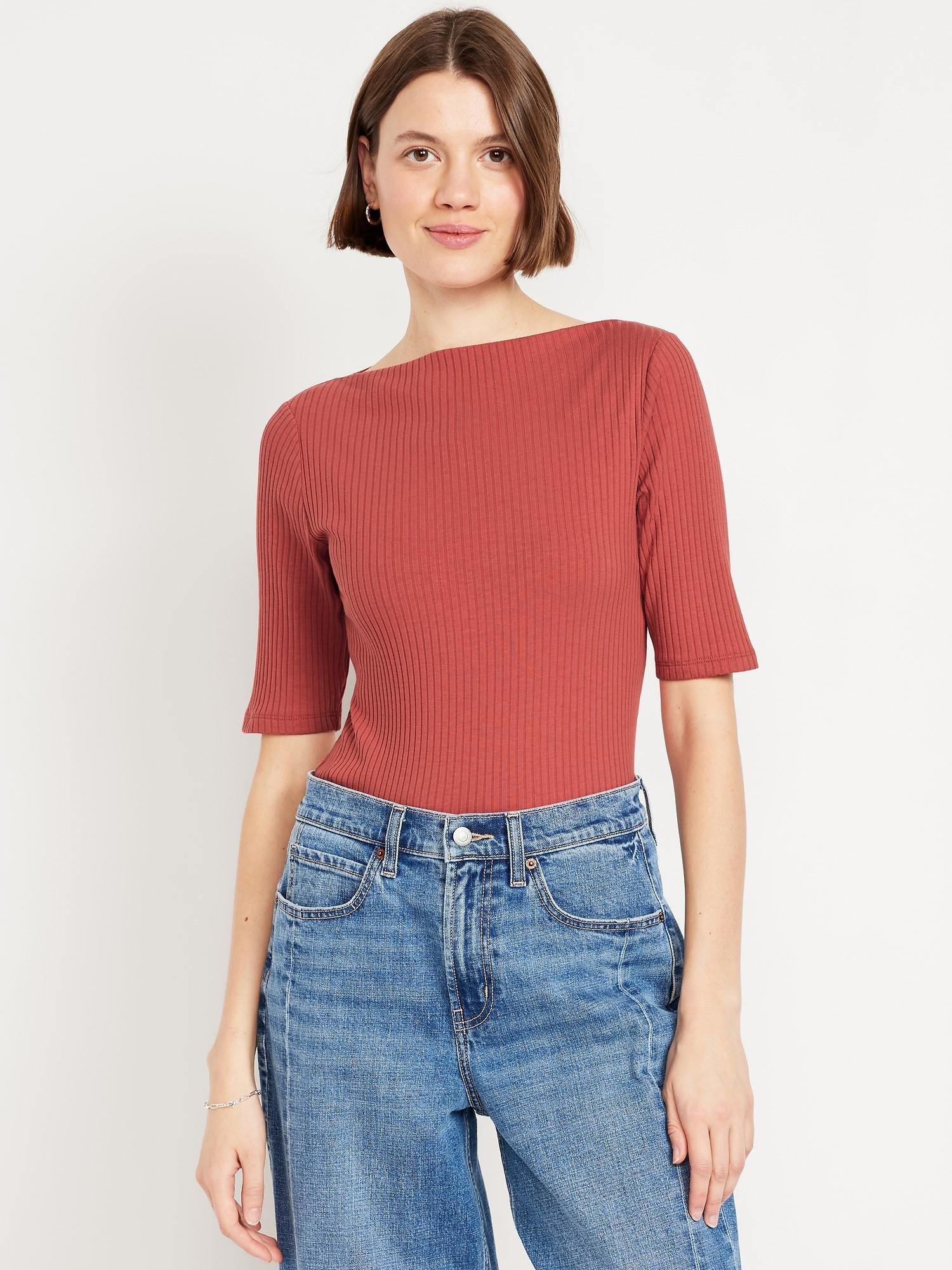 ribbed t-shirt