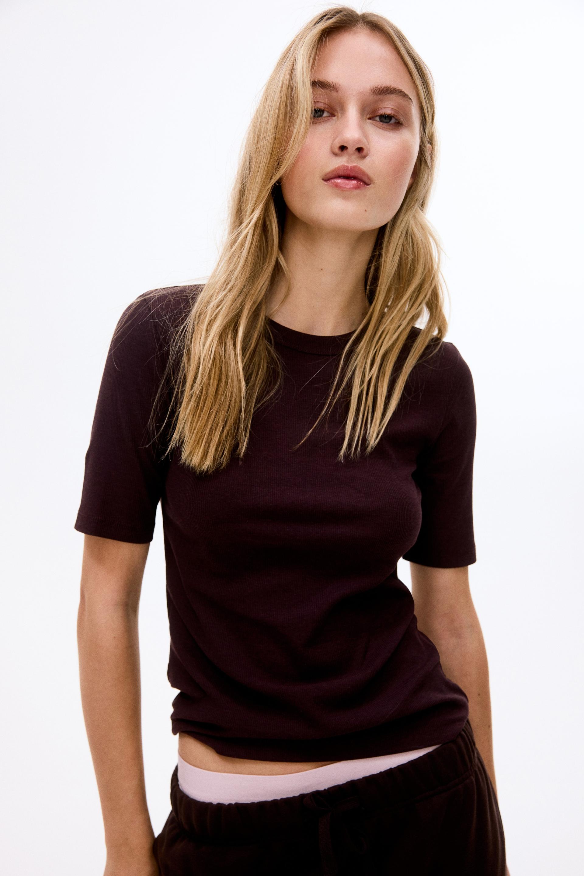 ribbed t-shirt