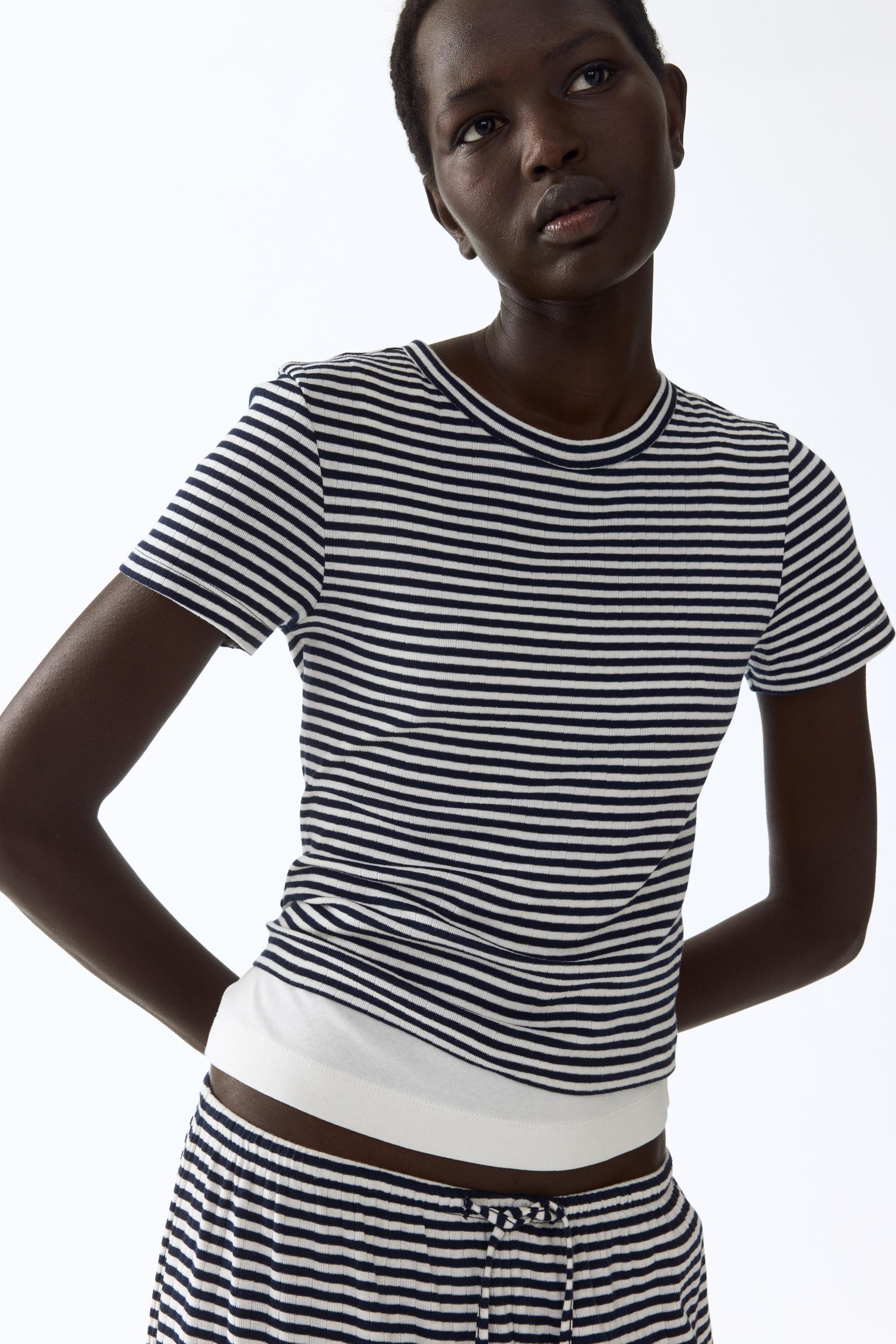 ribbed t-shirt