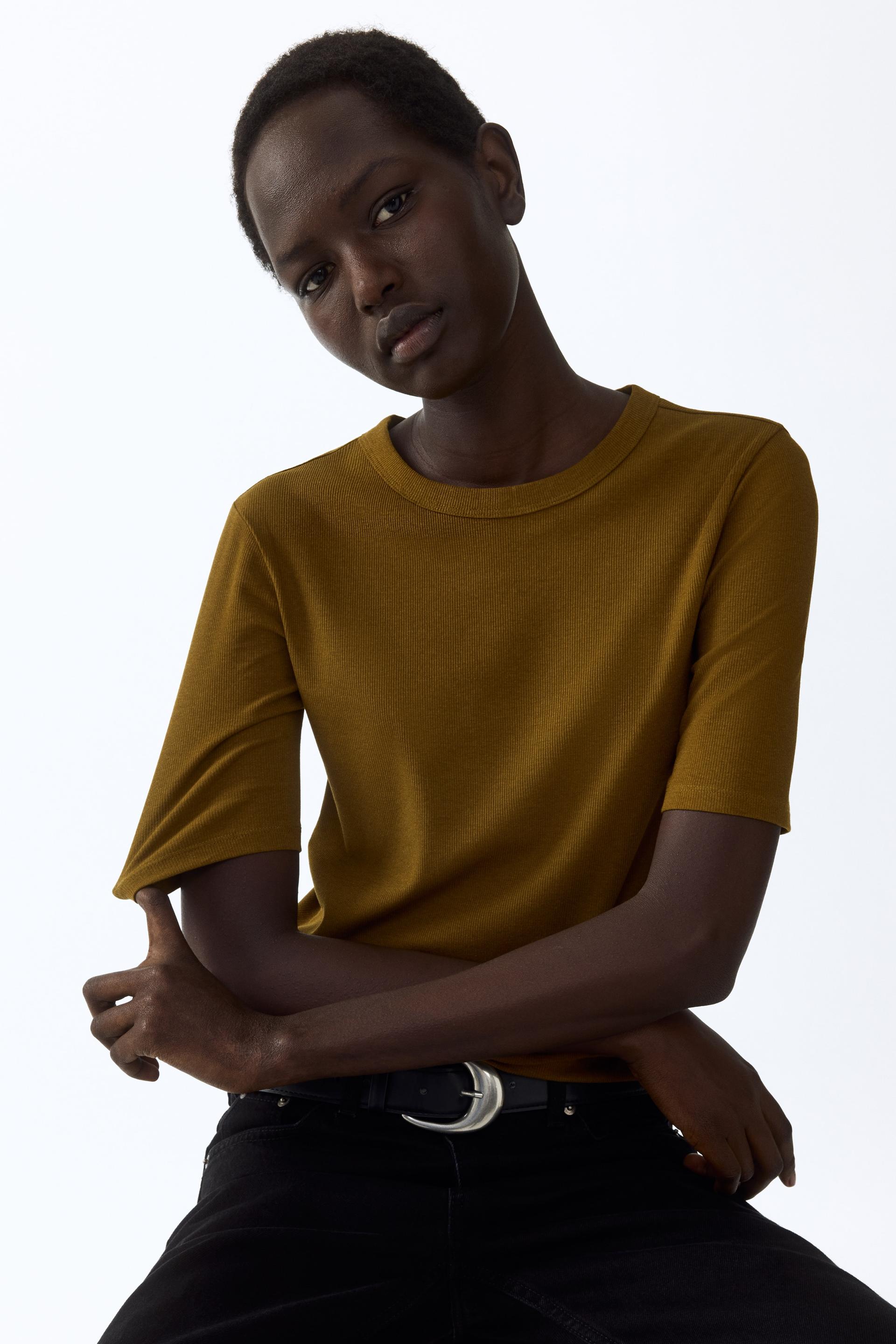 ribbed t-shirt