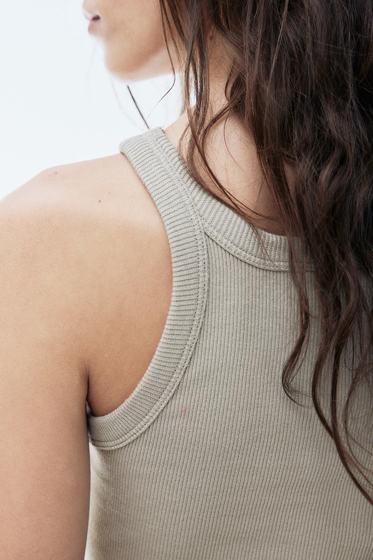 ribbed tank top