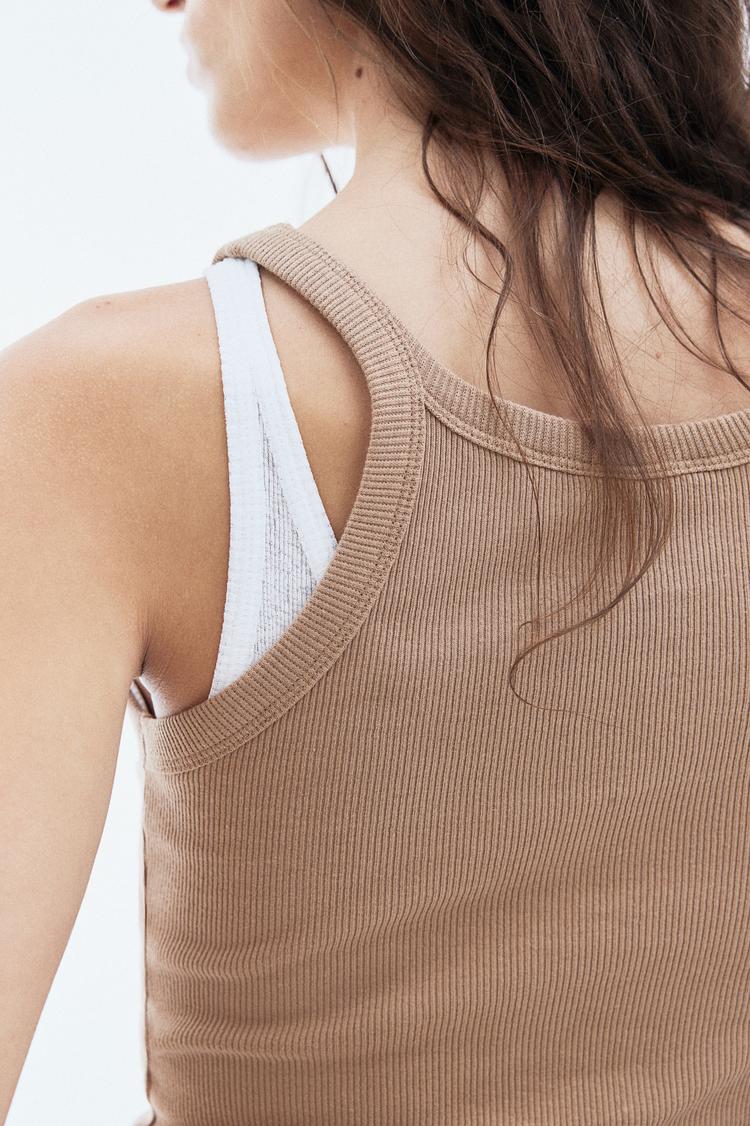 ribbed tank top
