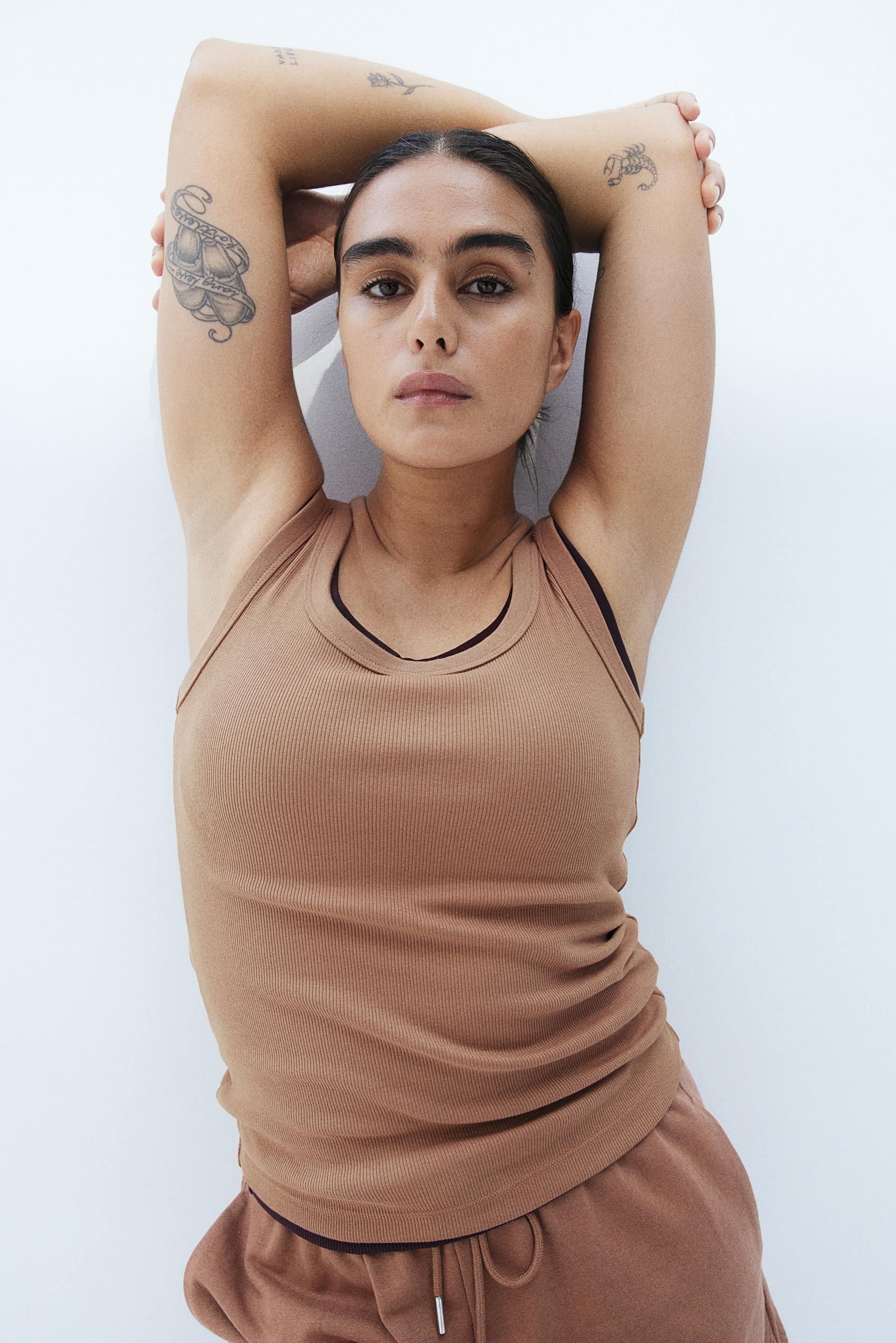 ribbed tank top