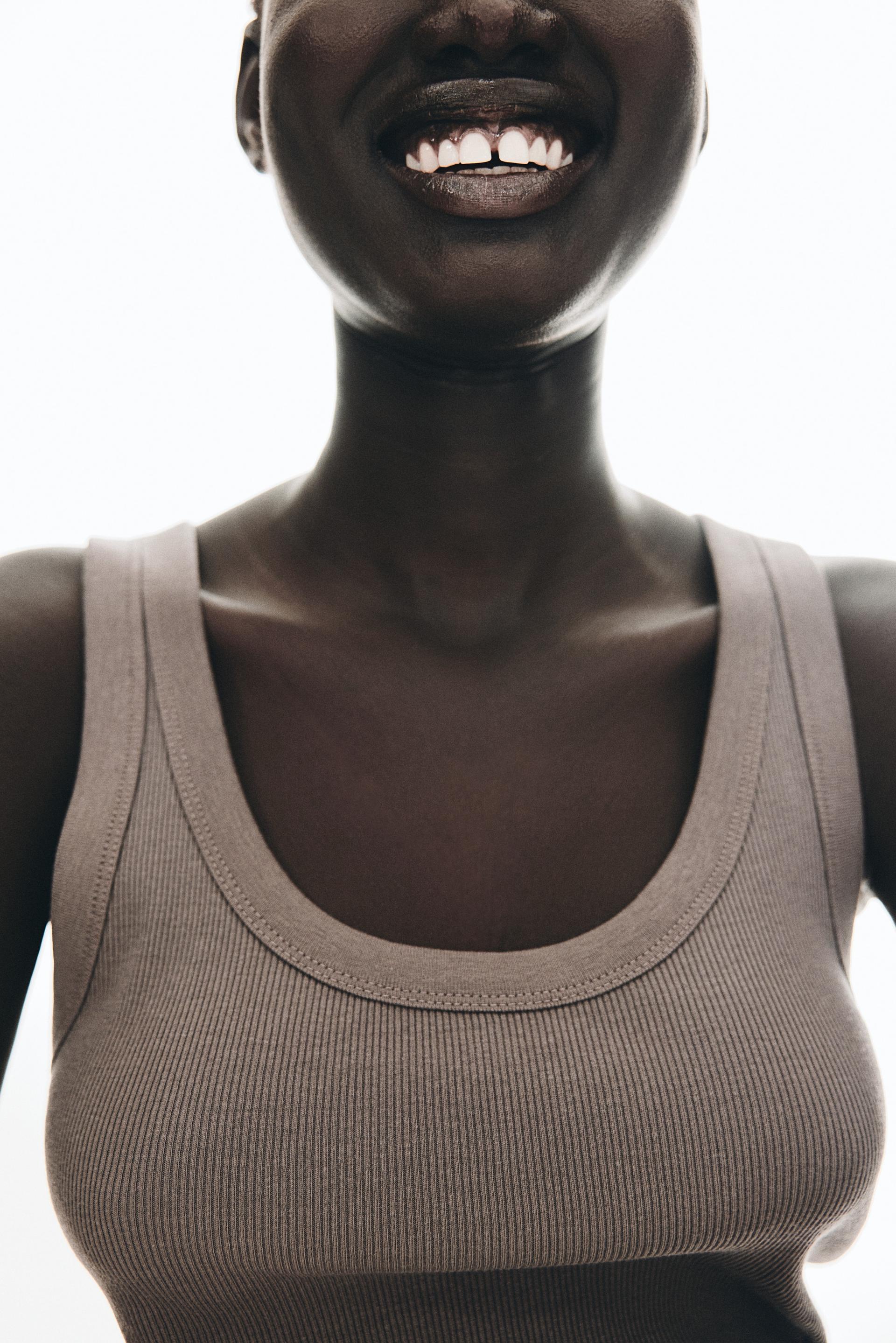ribbed tank top