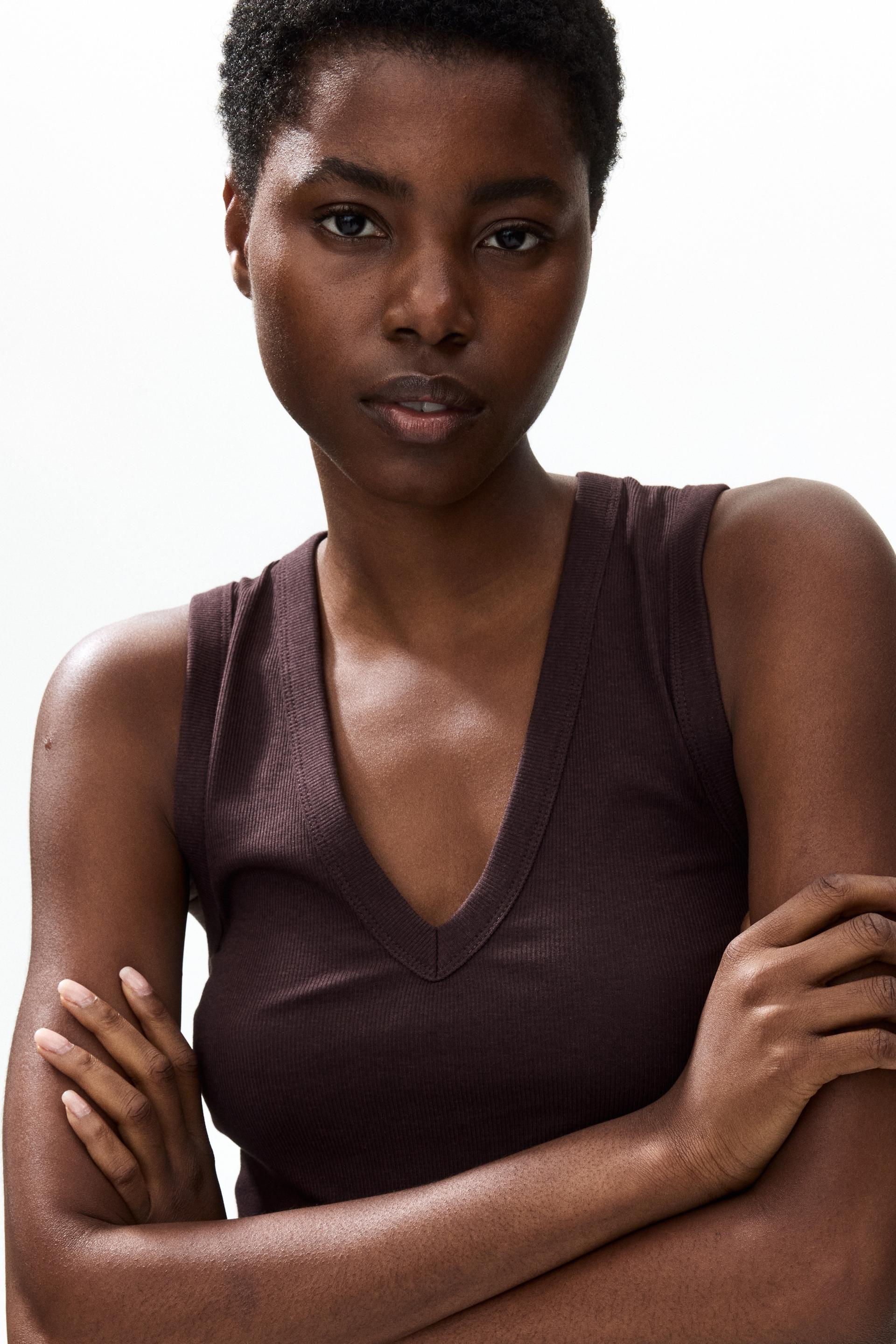 ribbed tank top
