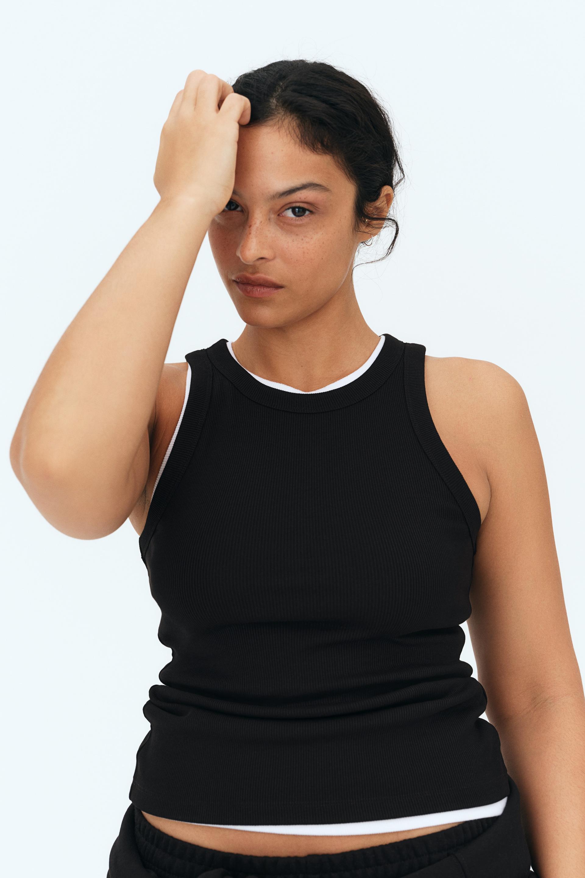 ribbed tank top