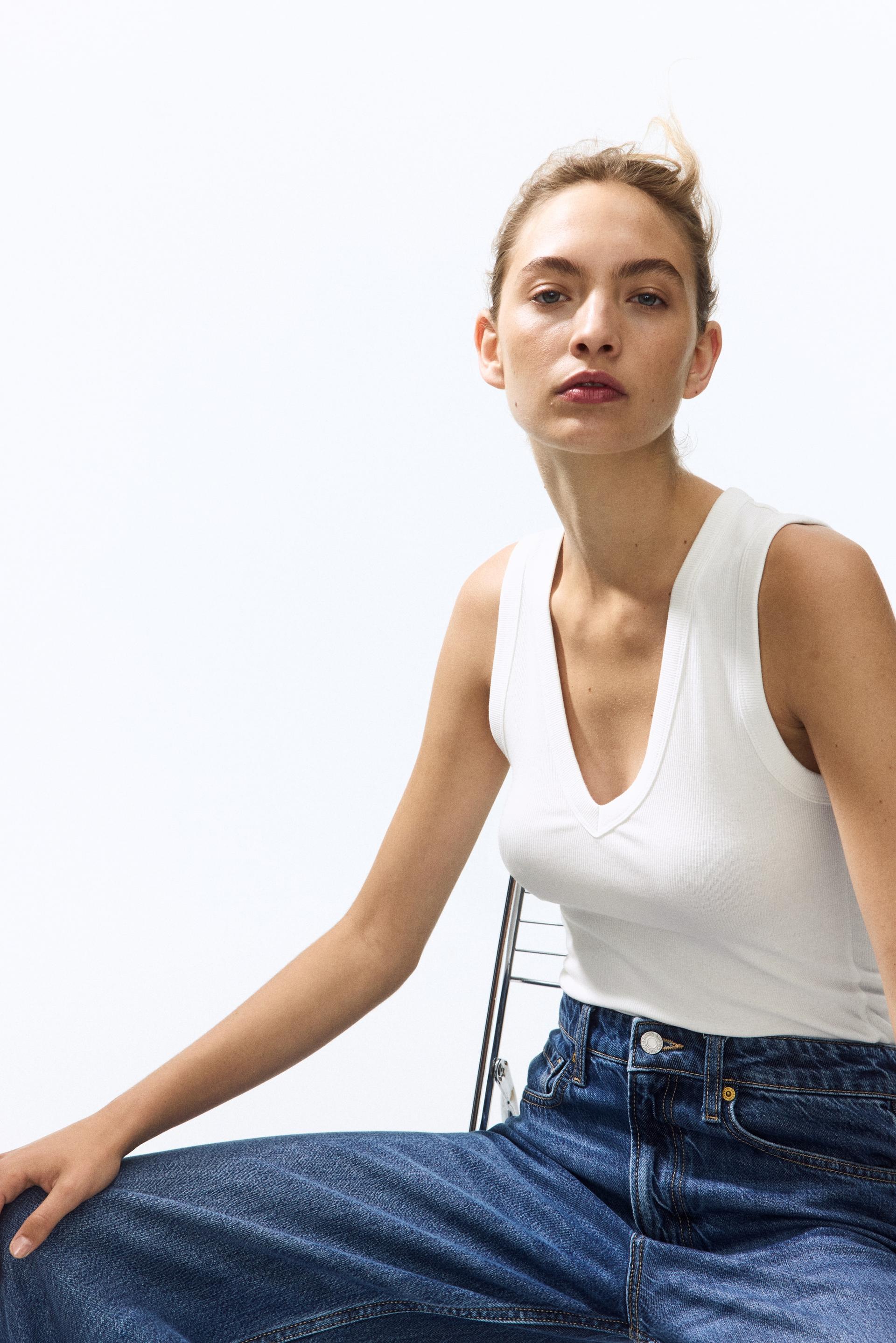 ribbed tank top