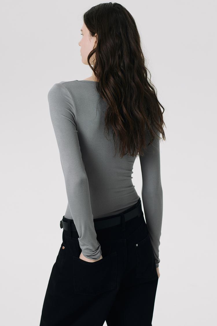ribbed top