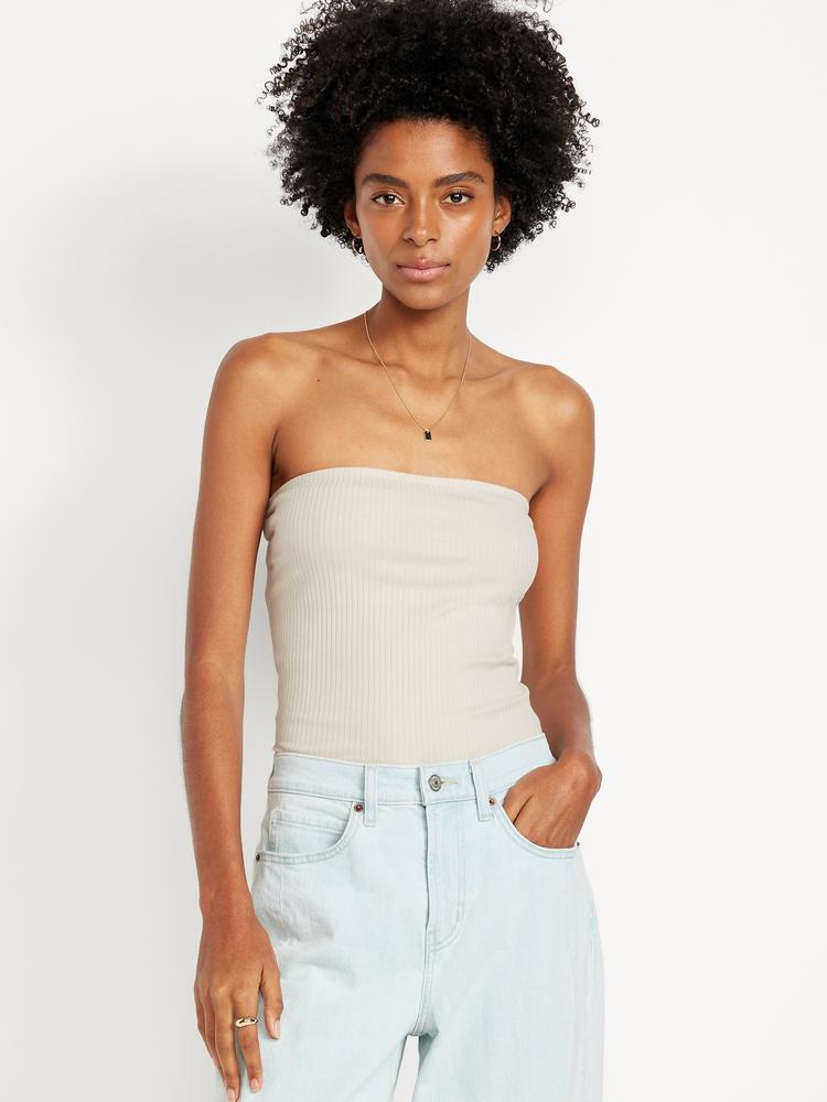ribbed tube top