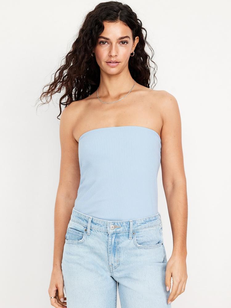 ribbed tube top