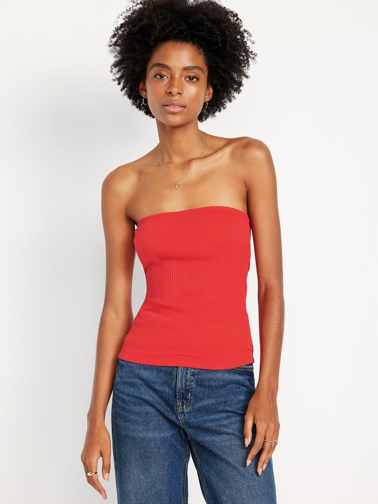 ribbed tube top
