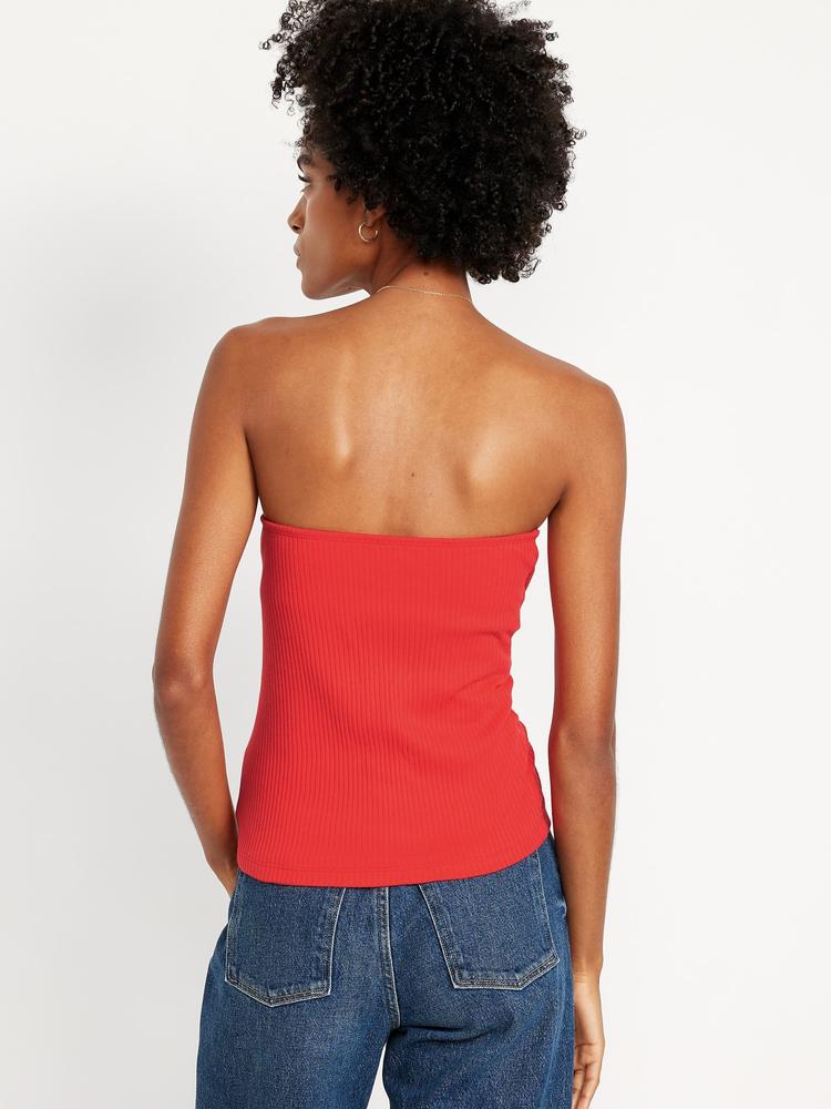 ribbed tube top