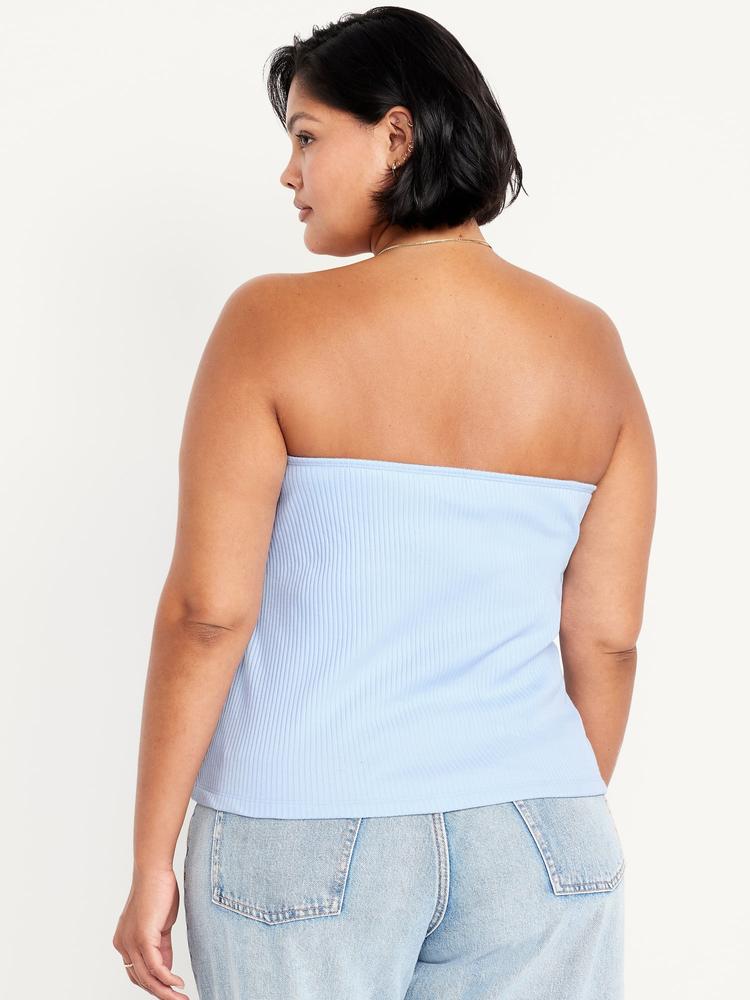 ribbed tube top
