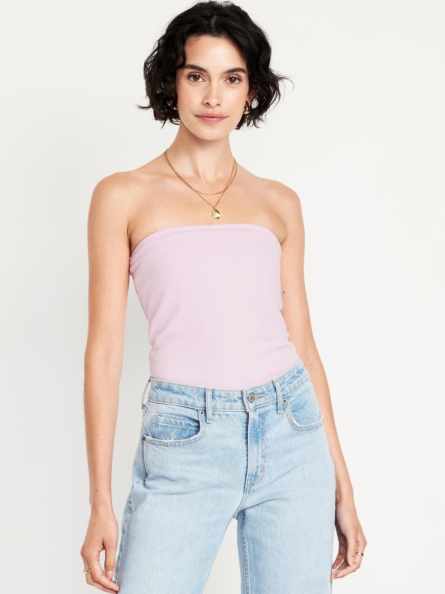 ribbed tube top
