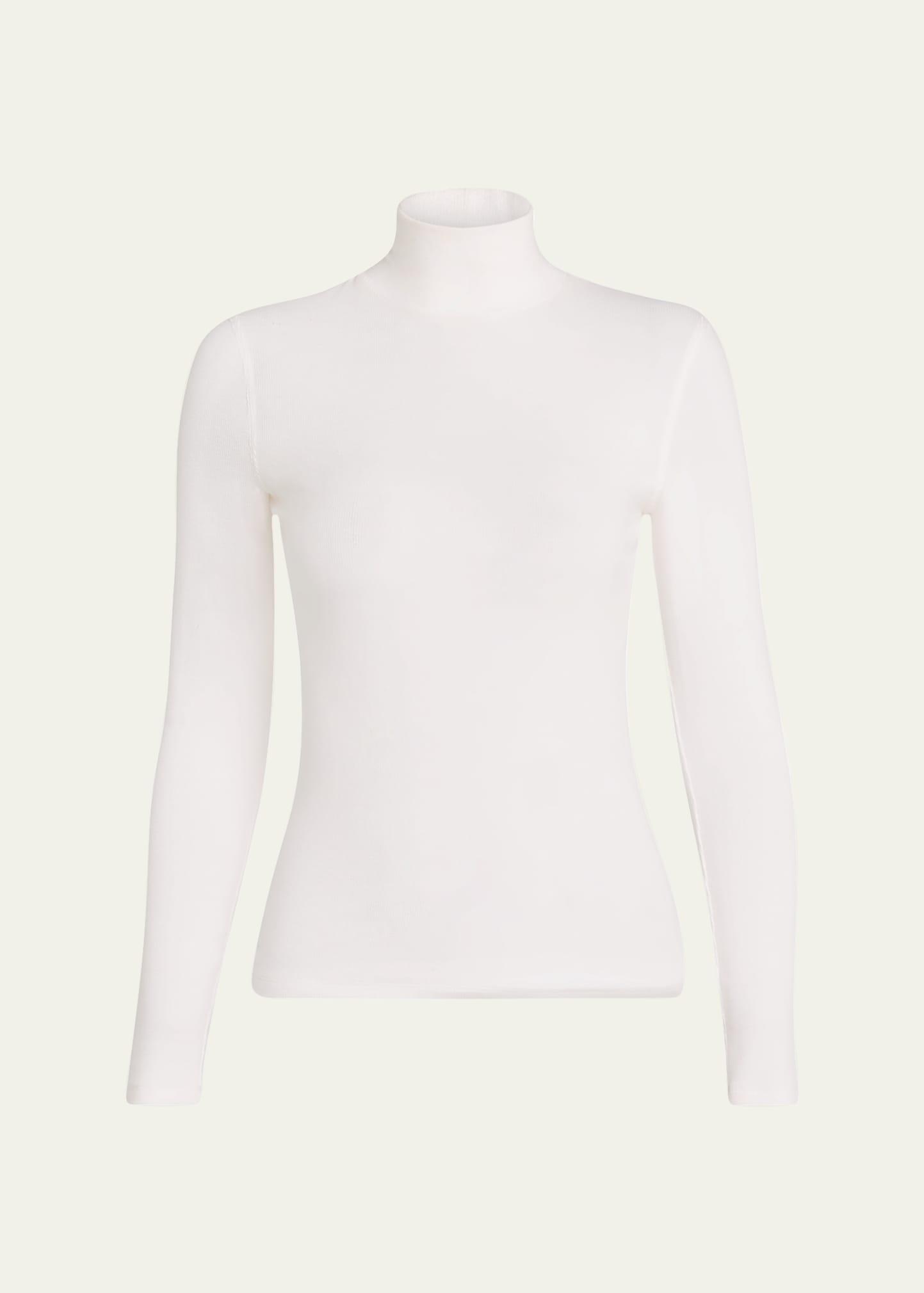 ribbed turtleneck top
