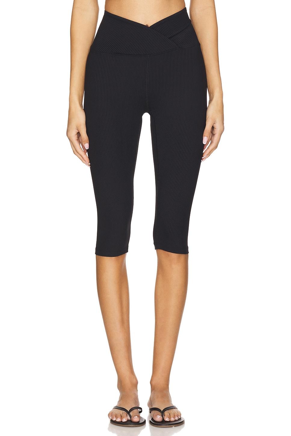 ribbed veronica capri legging