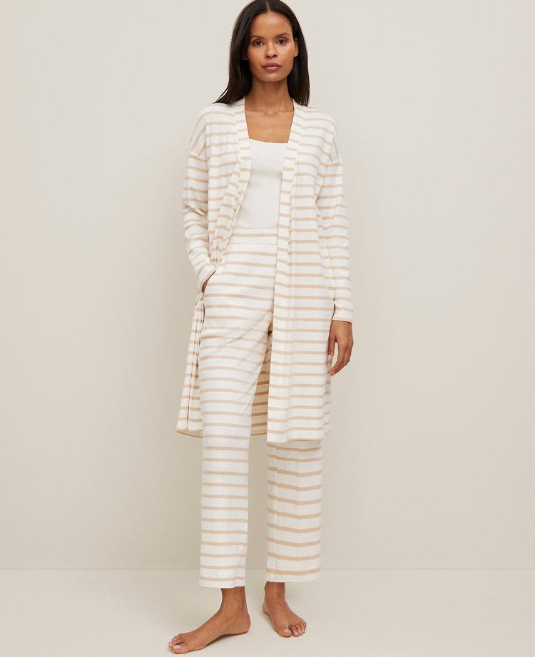 ribbed wide-leg lounge pants
