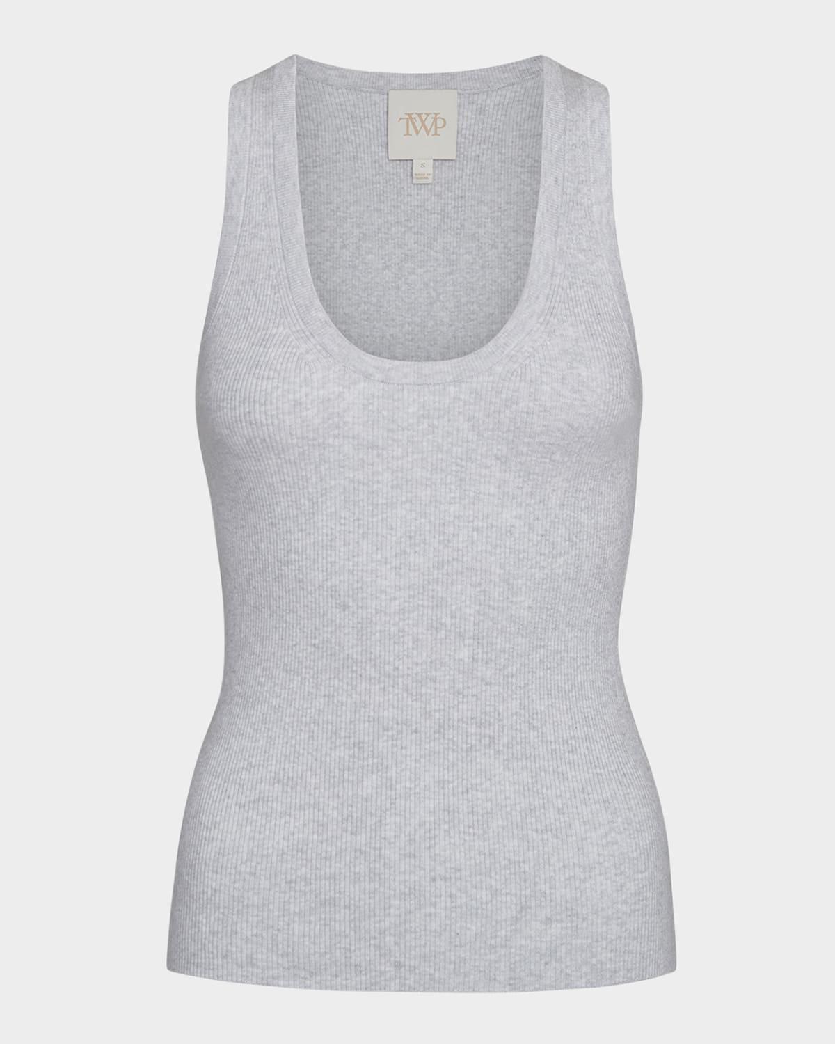 ribbed wool tank top