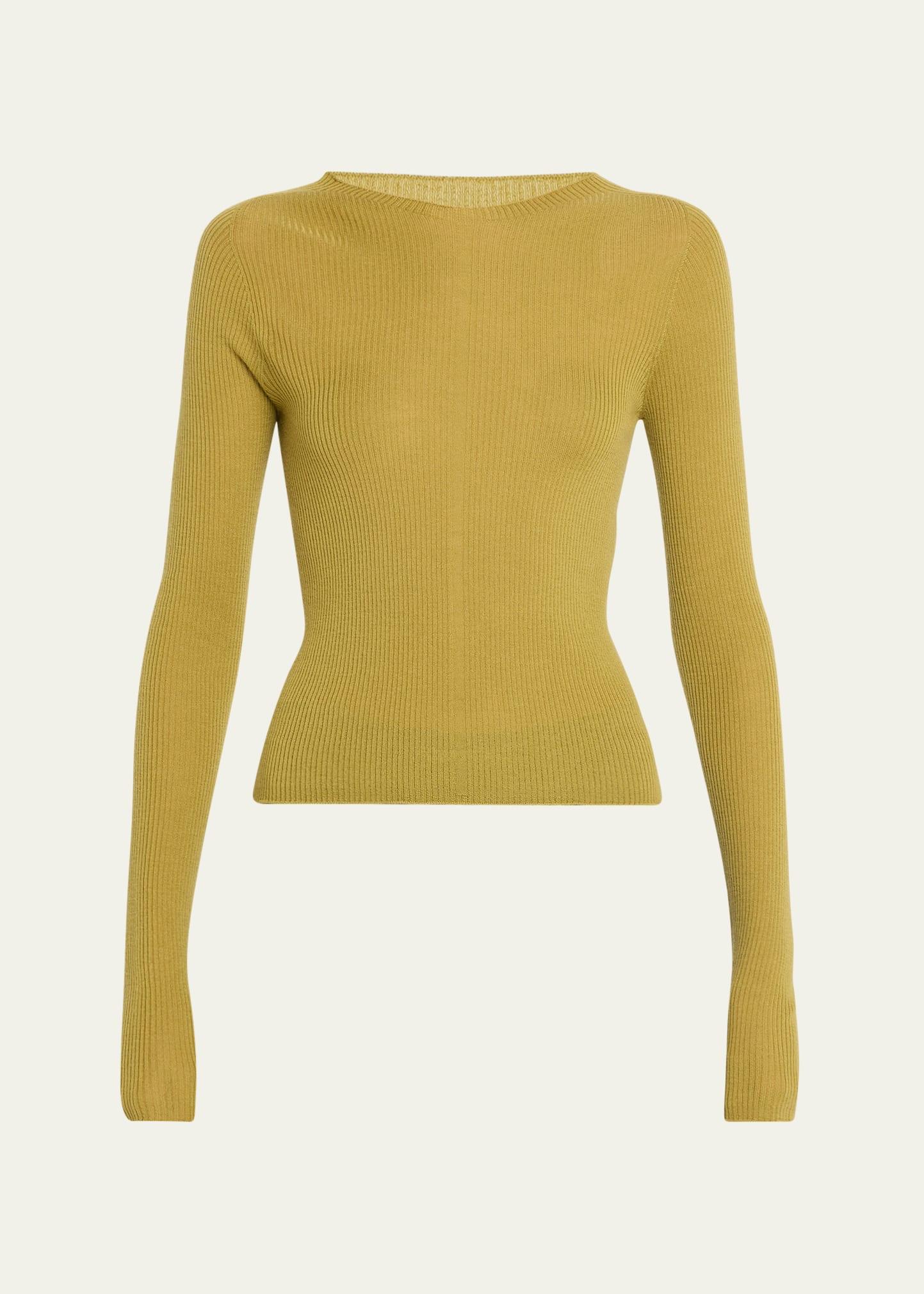 ribbed wool top