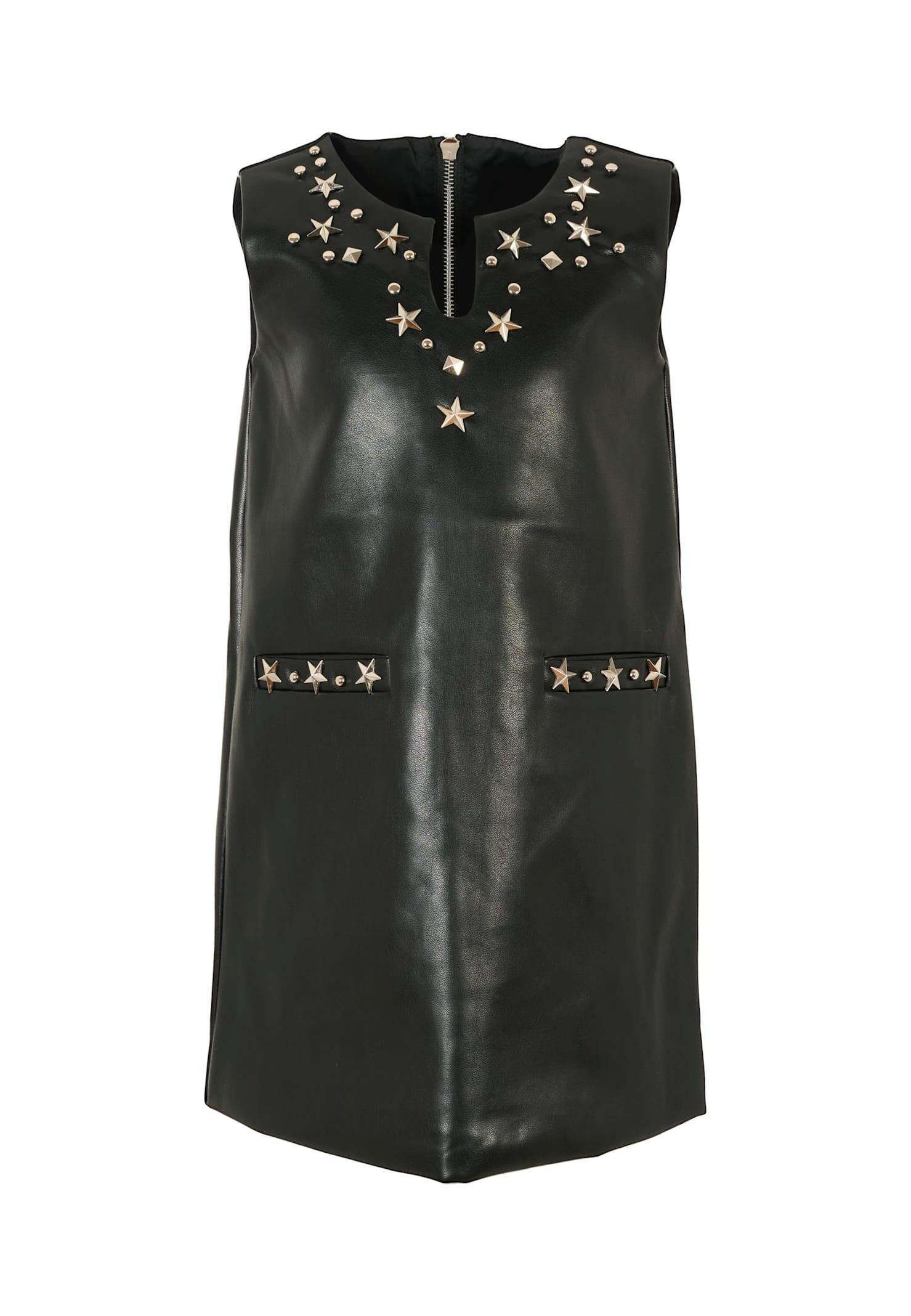 richmond black dress for girl with studs