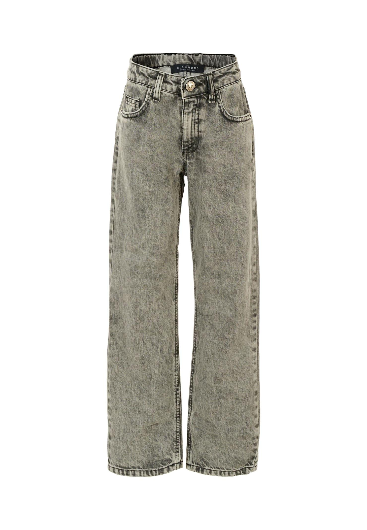 richmond grey jeans for girl with logo