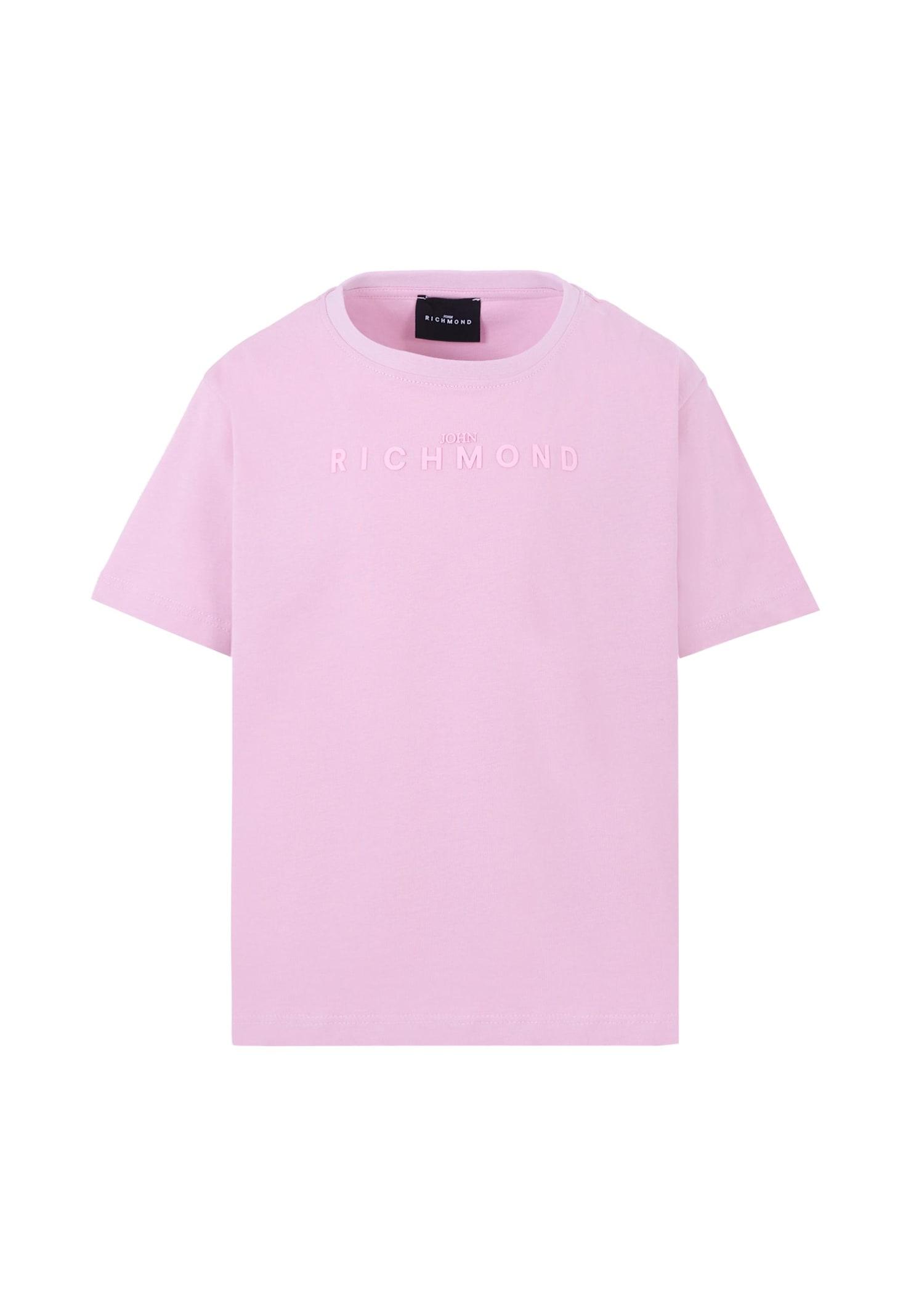 richmond lilac t-shirt for girl with logo