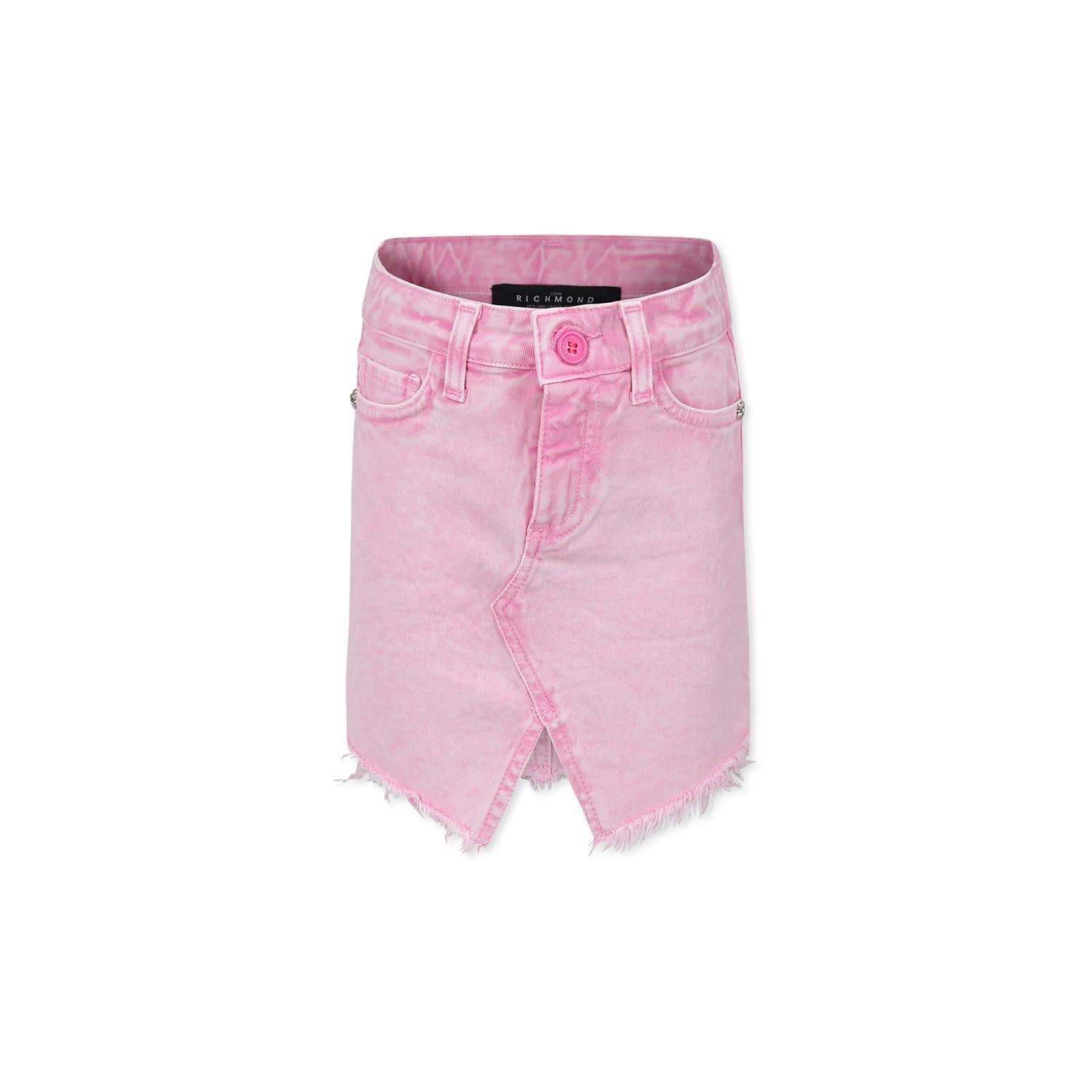 richmond pink skirt for girl