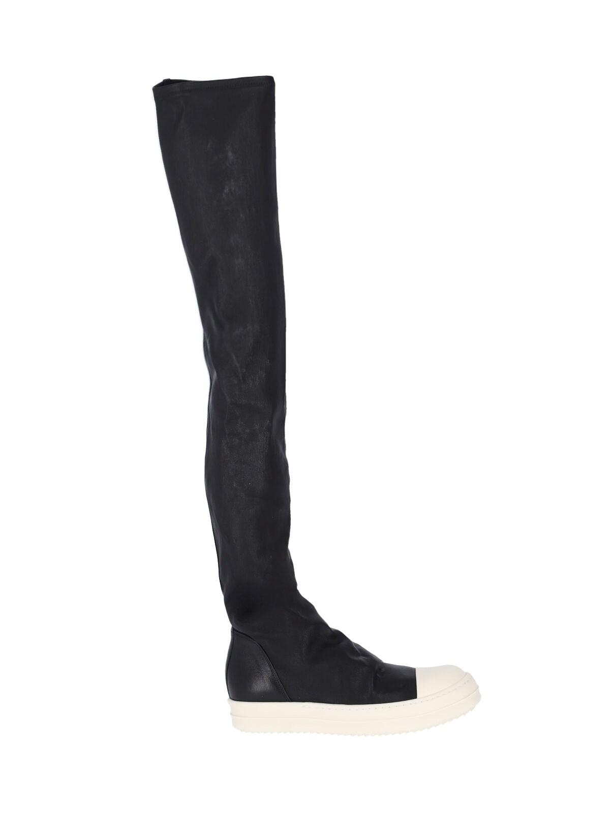 rick owens 'high sock sneaks' boots