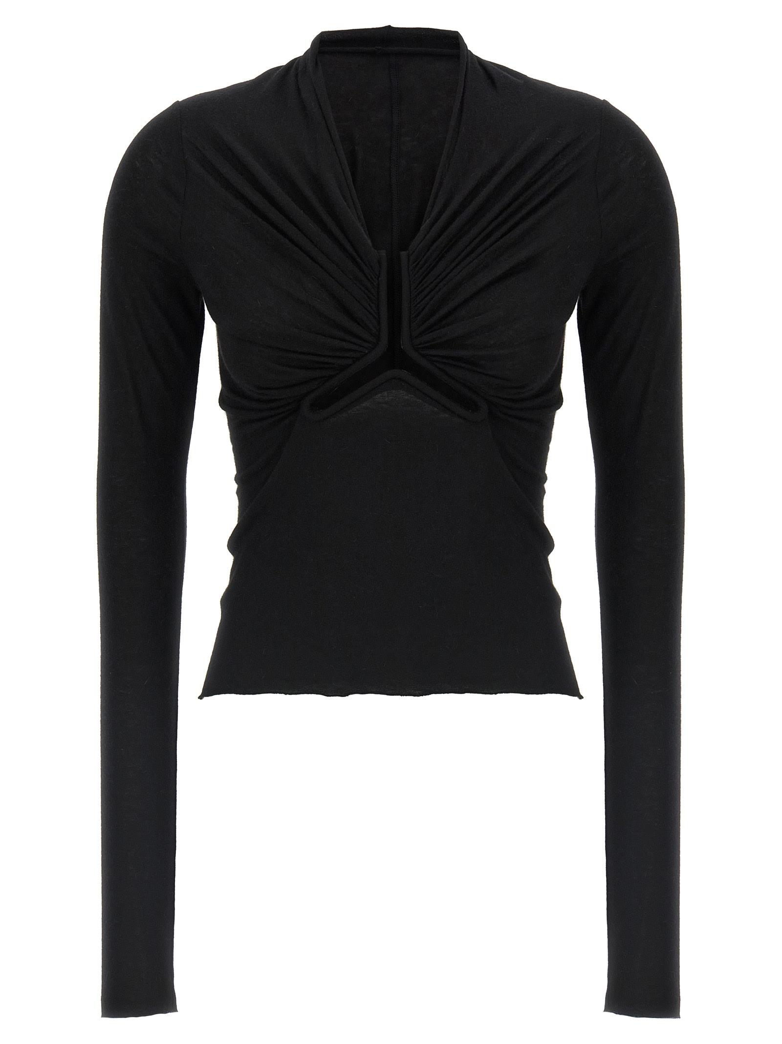 rick owens allanah ls t sweater