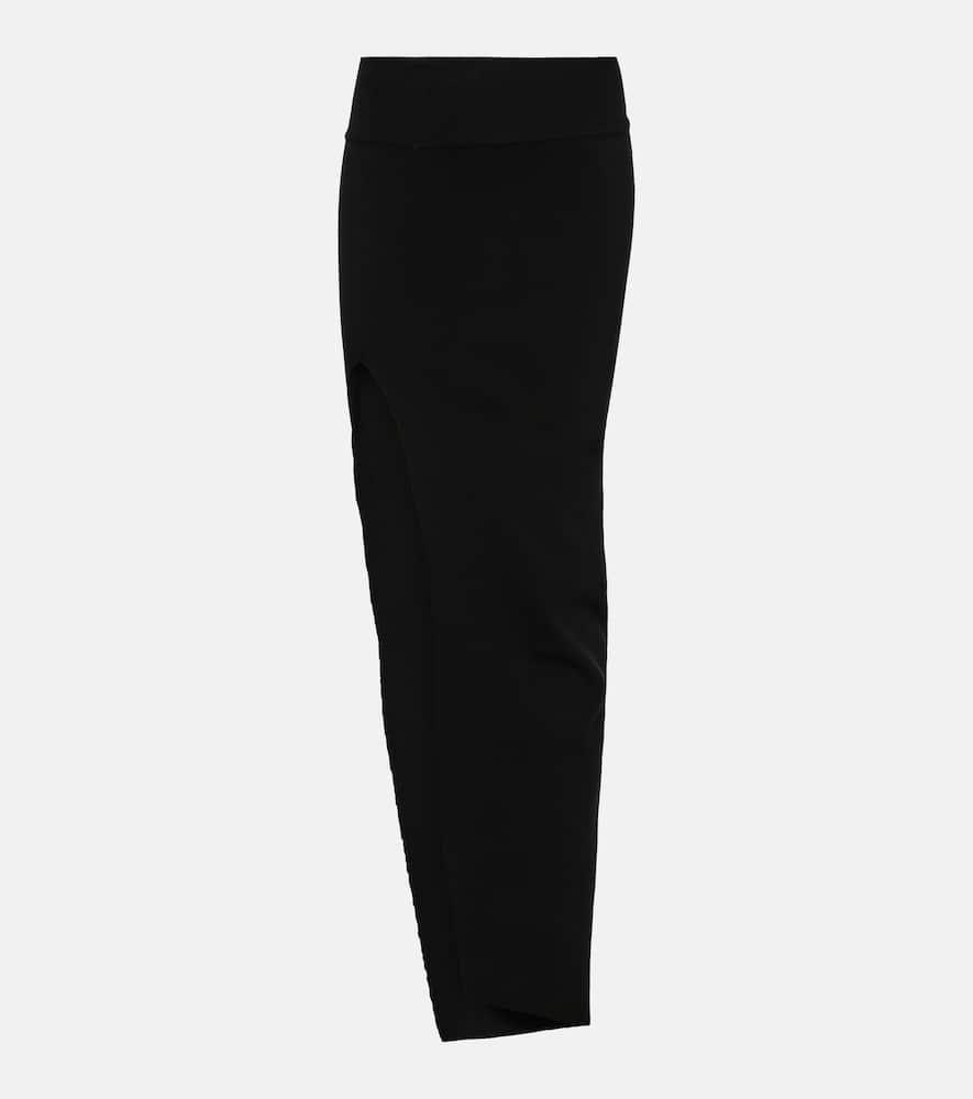 rick owens asymmetric maxi skirt