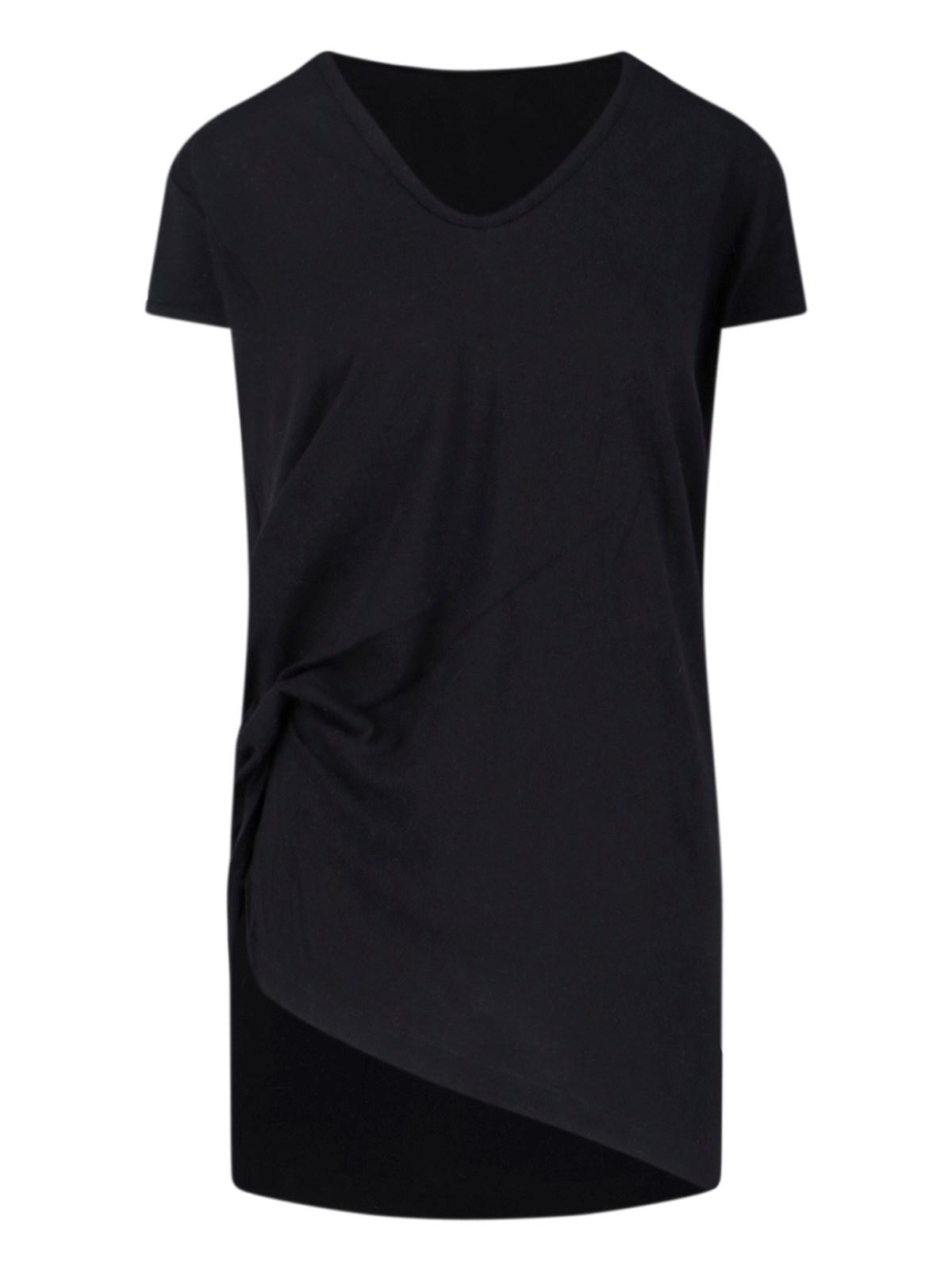 rick owens asymmetric t-shirt