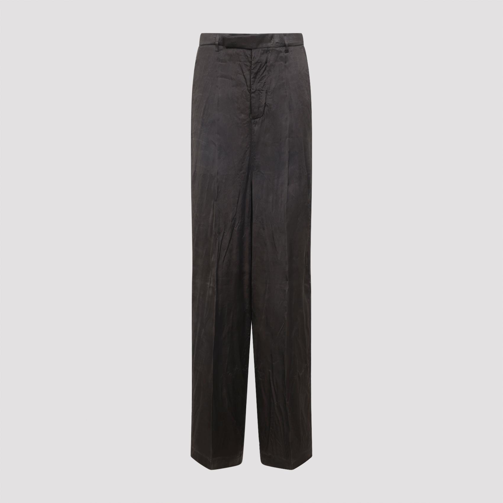 rick owens athena arrowhead pants green cupro dress - women