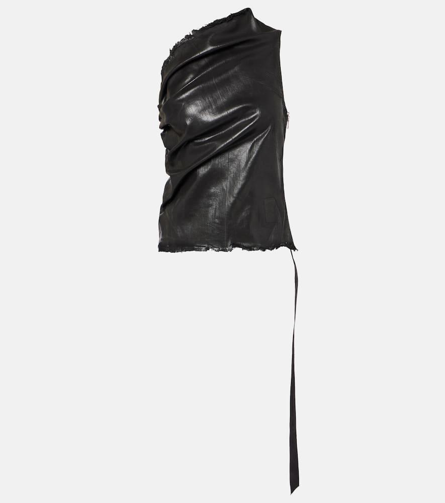 rick owens athena denim top