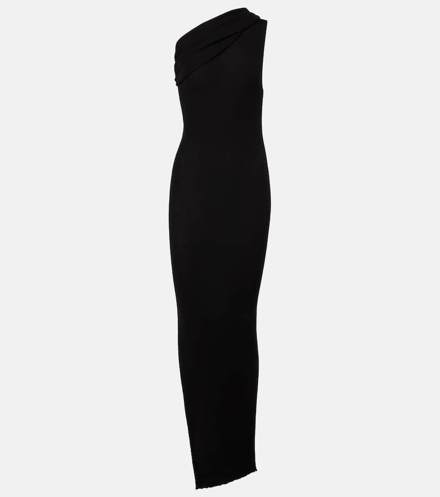 rick owens athena virgin wool maxi dress