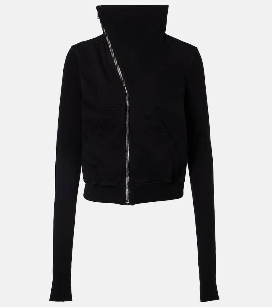 rick owens belted cotton jersey sweatshirt