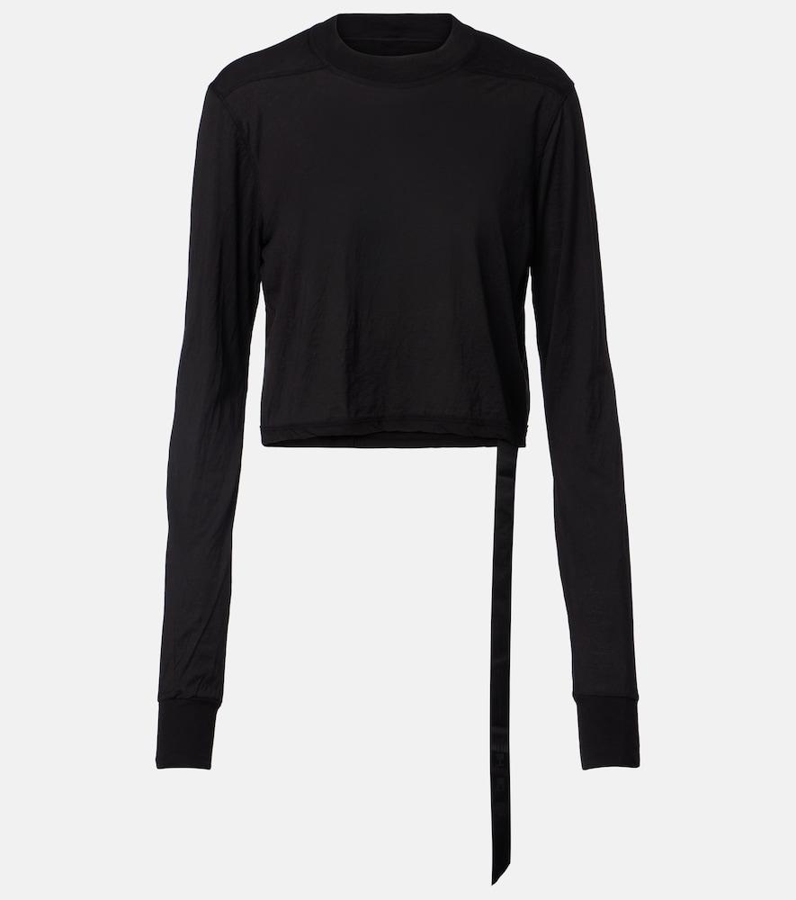 rick owens belted cotton jersey t