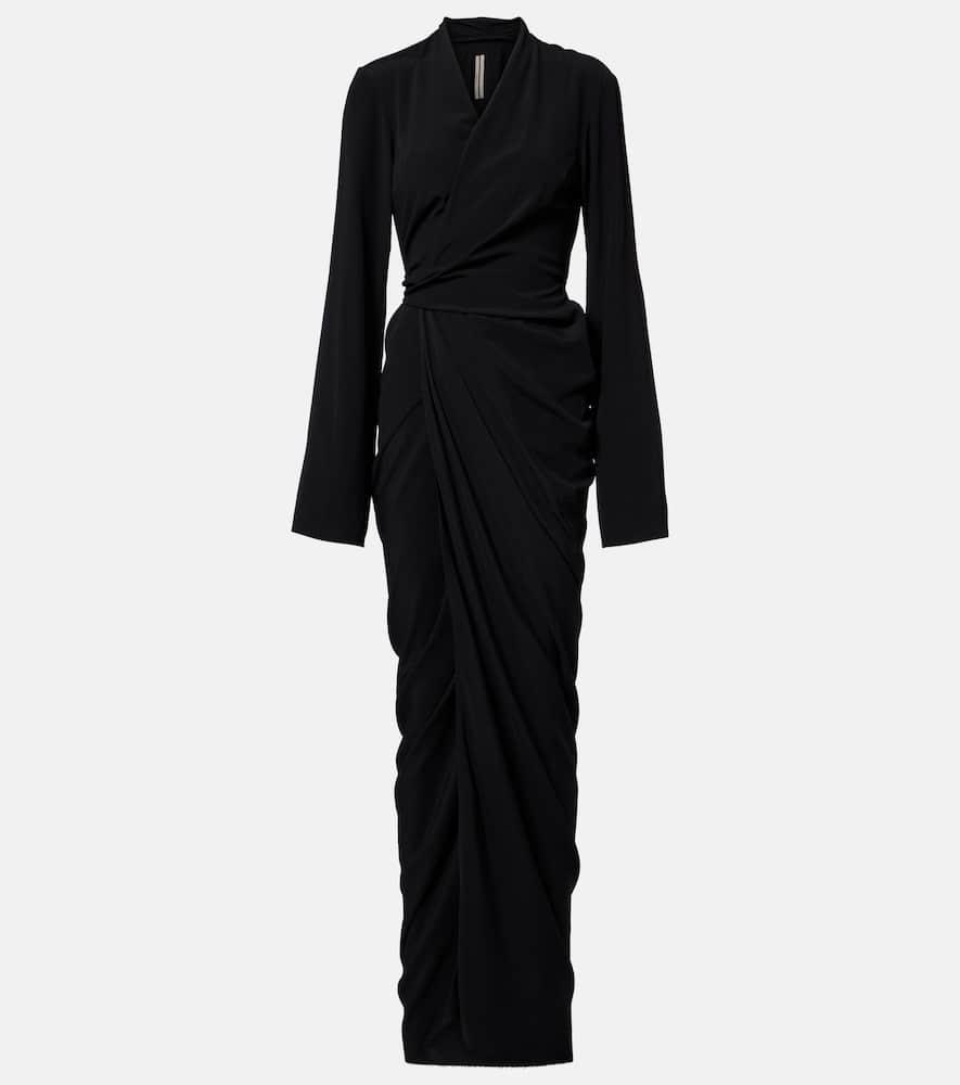 rick owens belted wrap dress