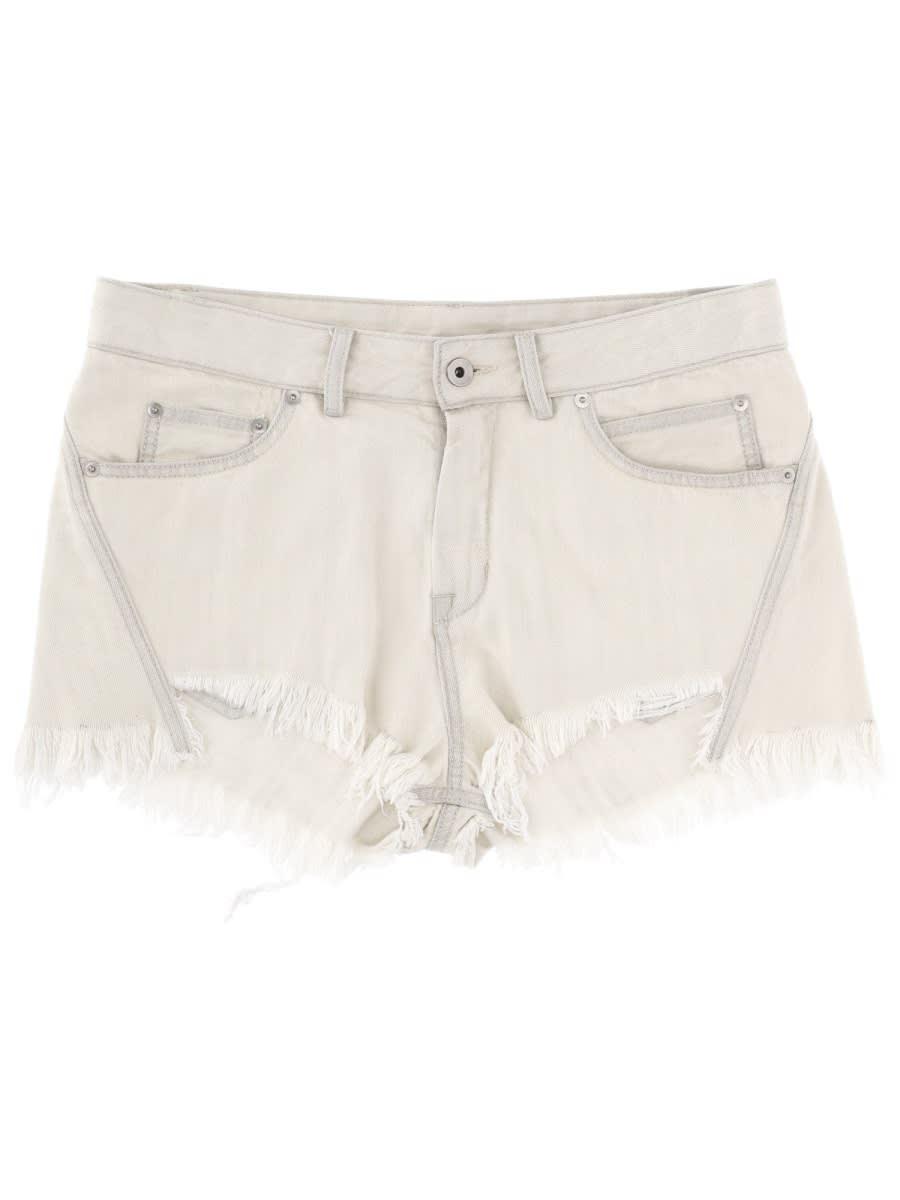 rick owens bias cutoffs shorts