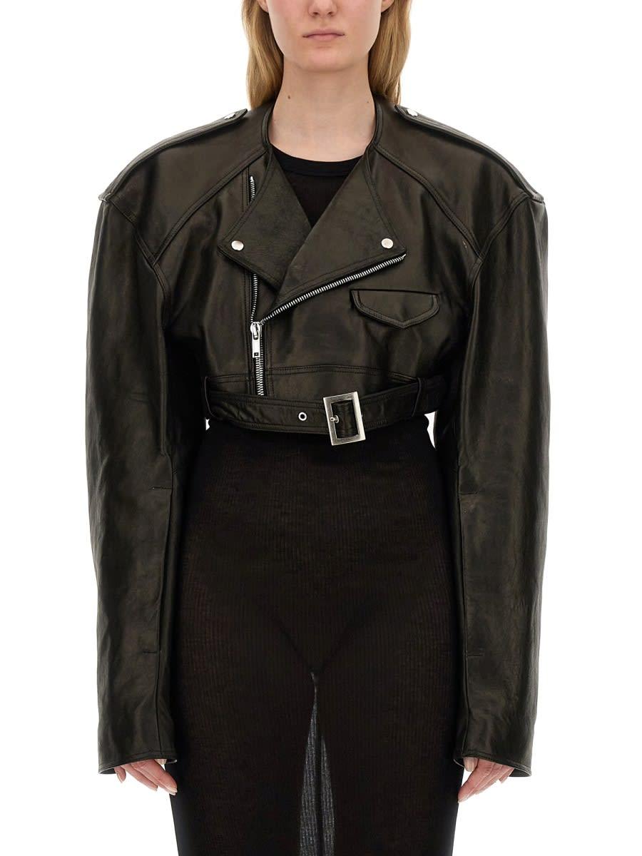 rick owens biker jacket