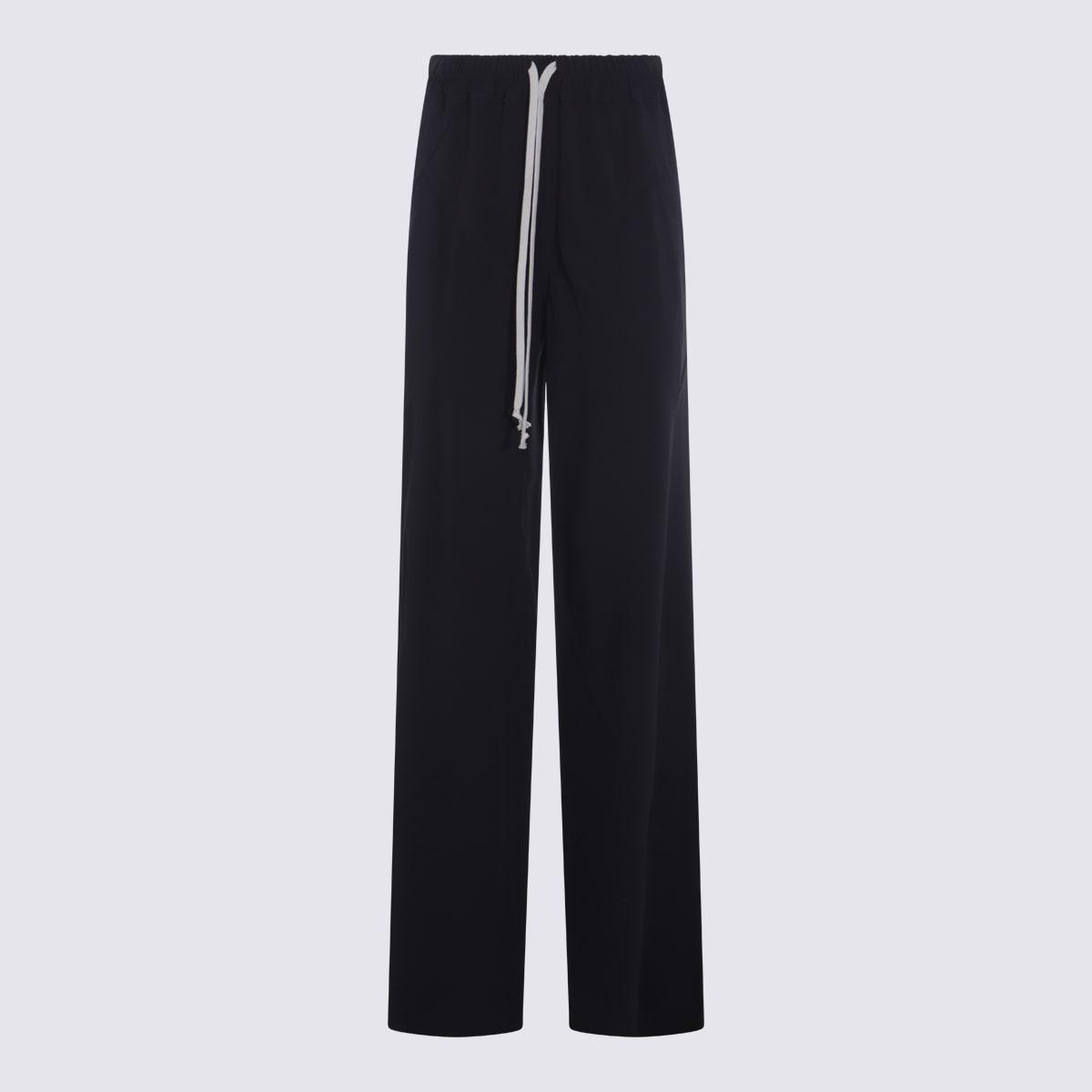 rick owens black cotton pants