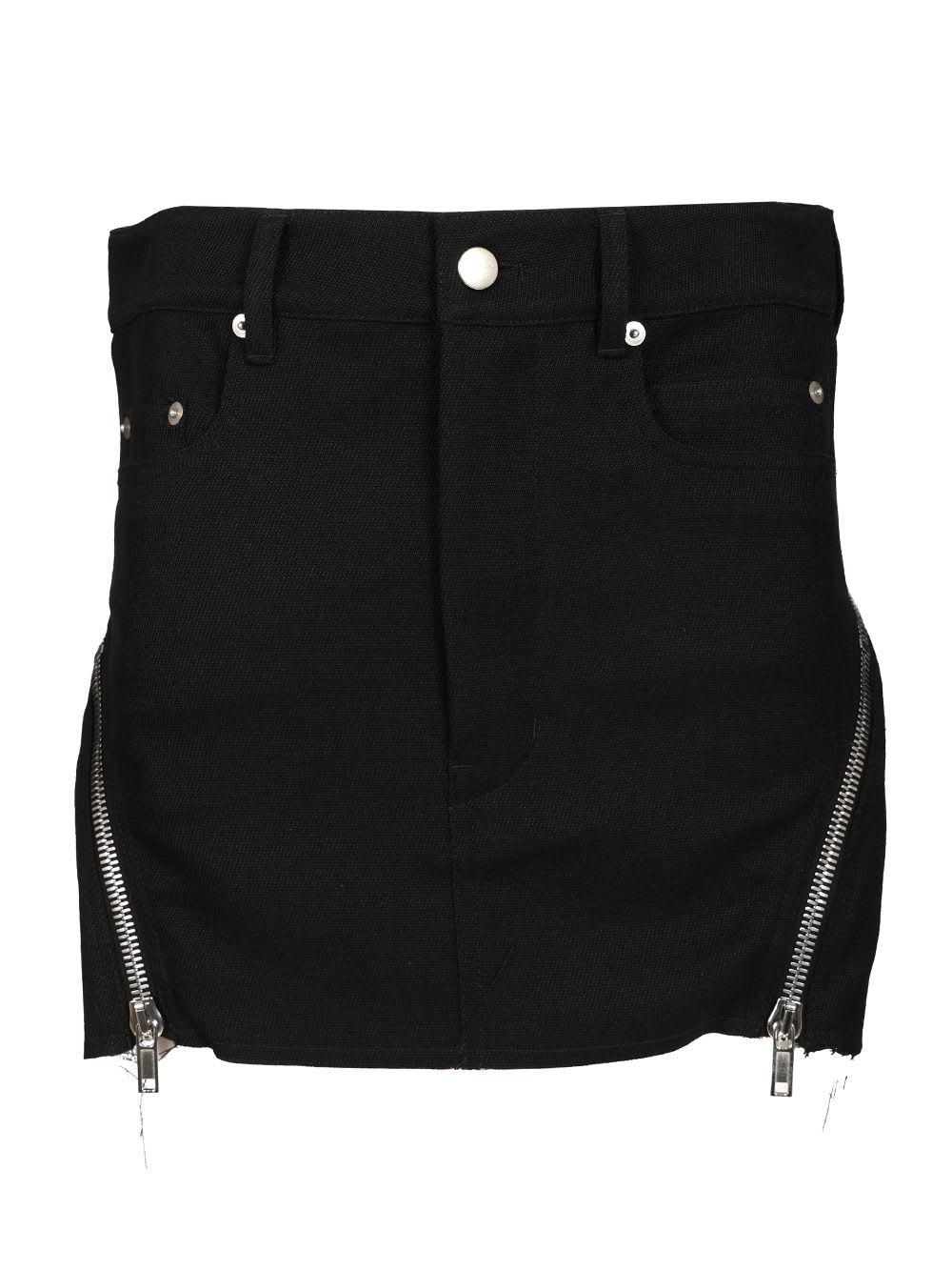 rick owens bolan banana mini skirt