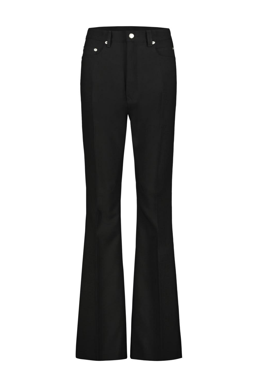 rick owens bolan bootcut pant in wool