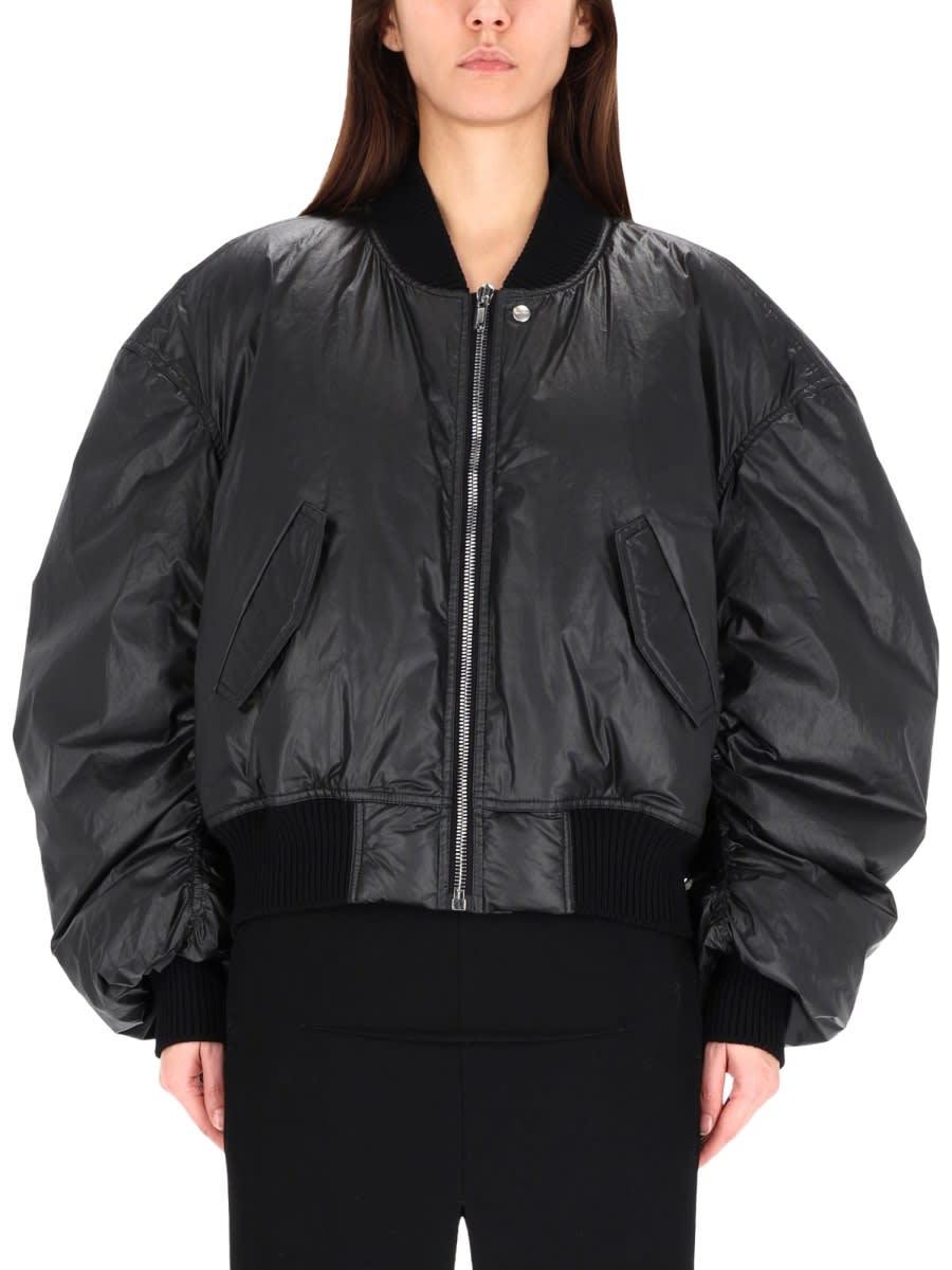 rick owens bomber jacket runway cal