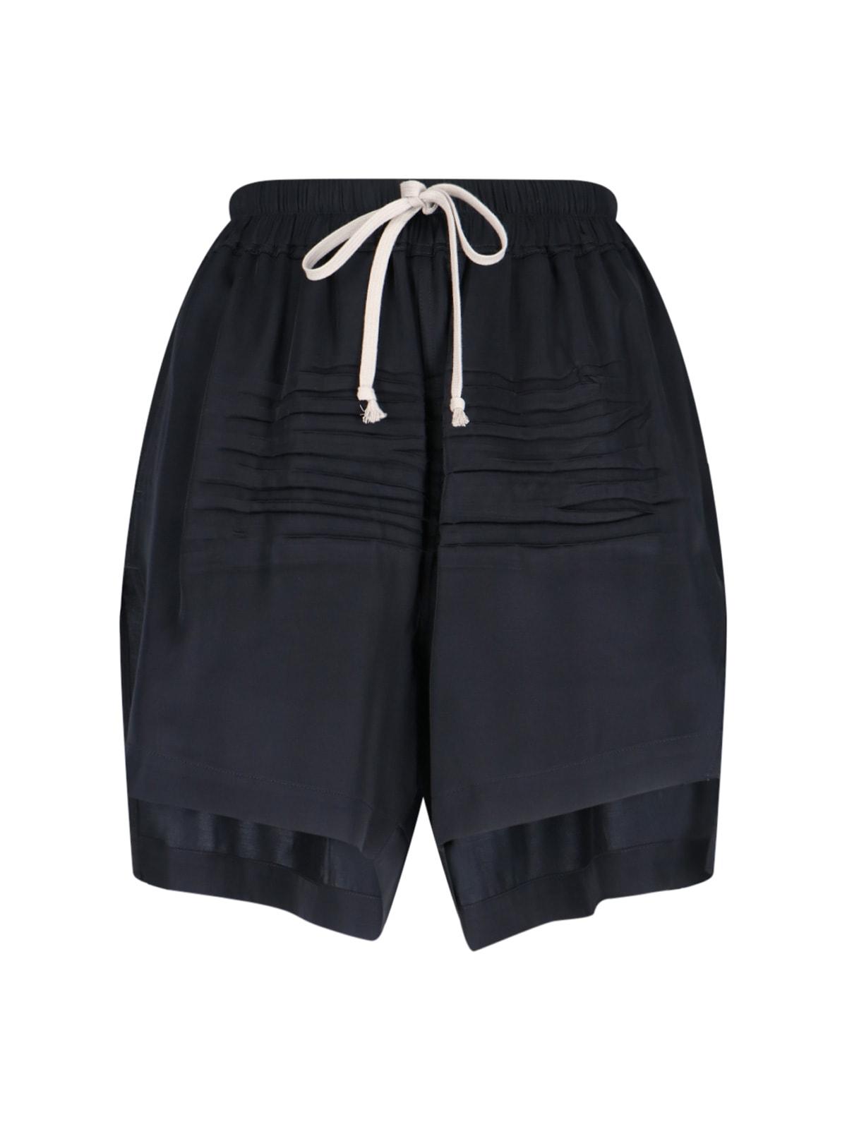 rick owens boxer track shorts
