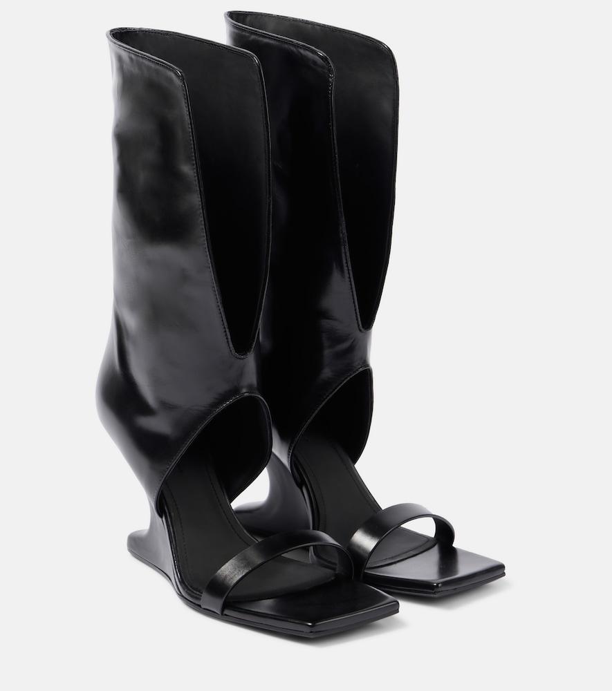 rick owens cantilever 80 leather sandals