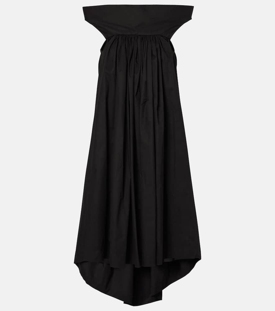 rick owens chalice cutout cotton minidress