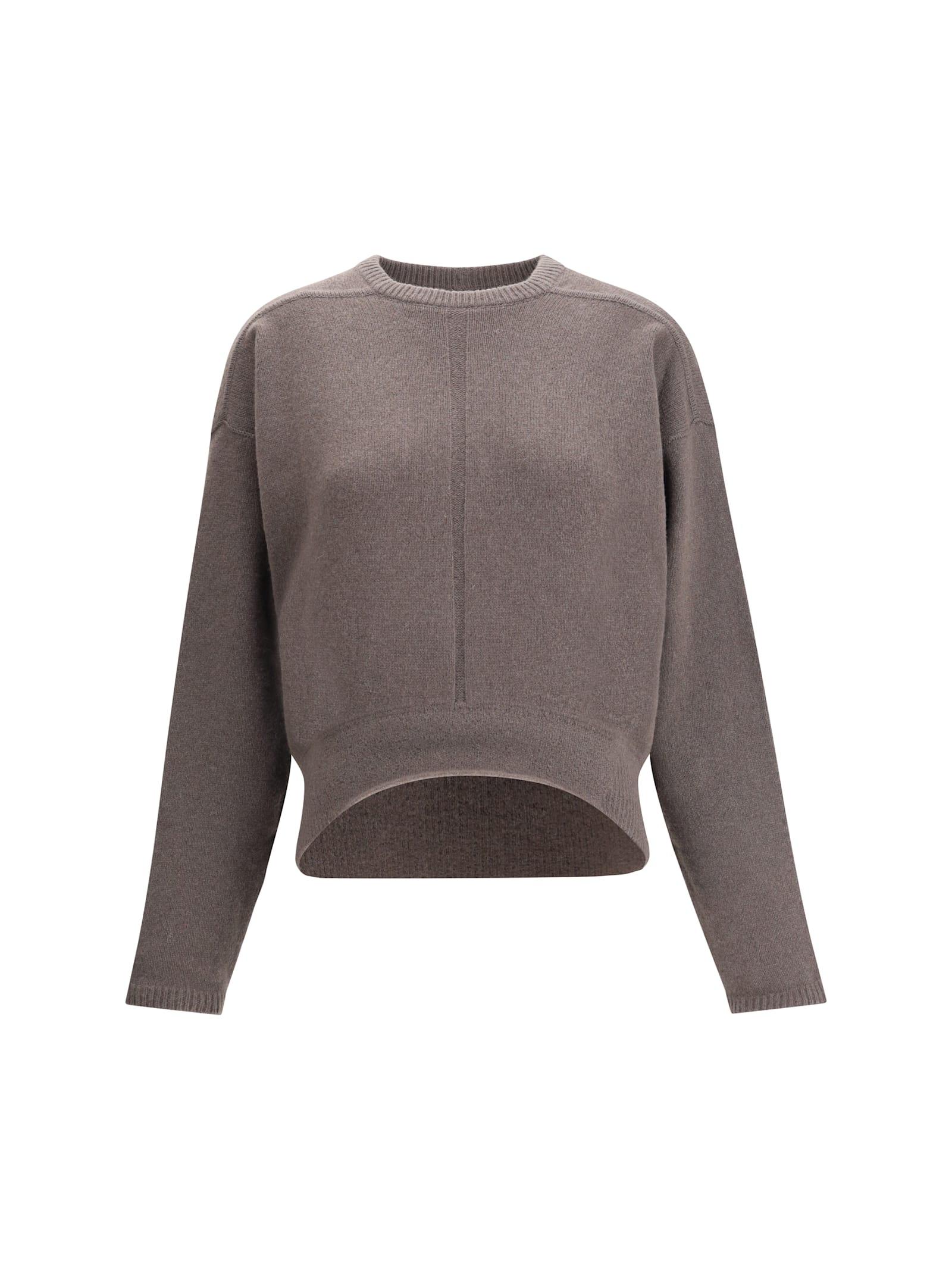 rick owens concordians round neck sweater