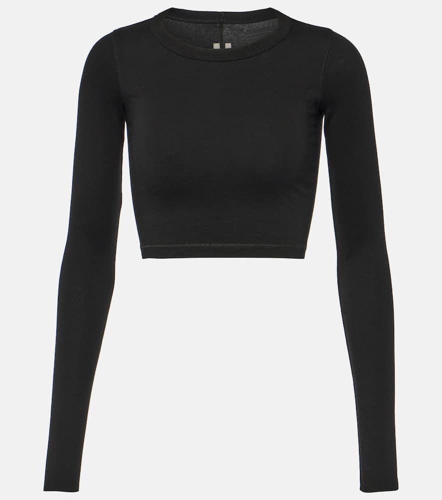 rick owens cotton crop top