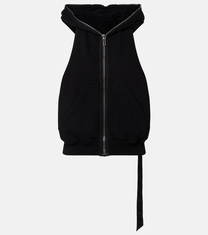 rick owens cotton jersey vest